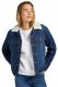 Denim jackets with sherpa lining