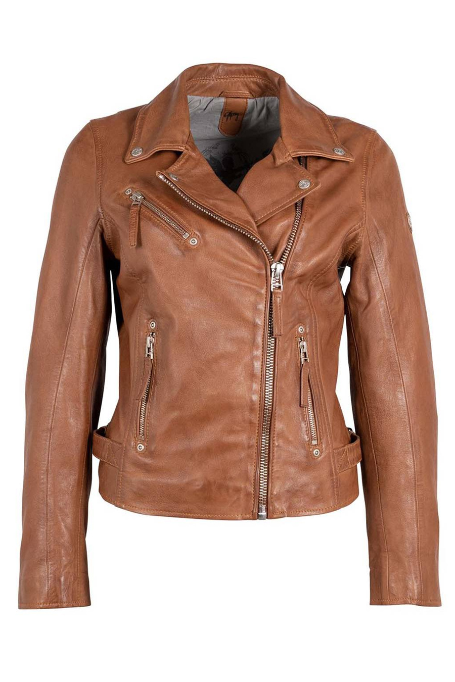 Lederjacke GIPSY 1101-0030-Cognac