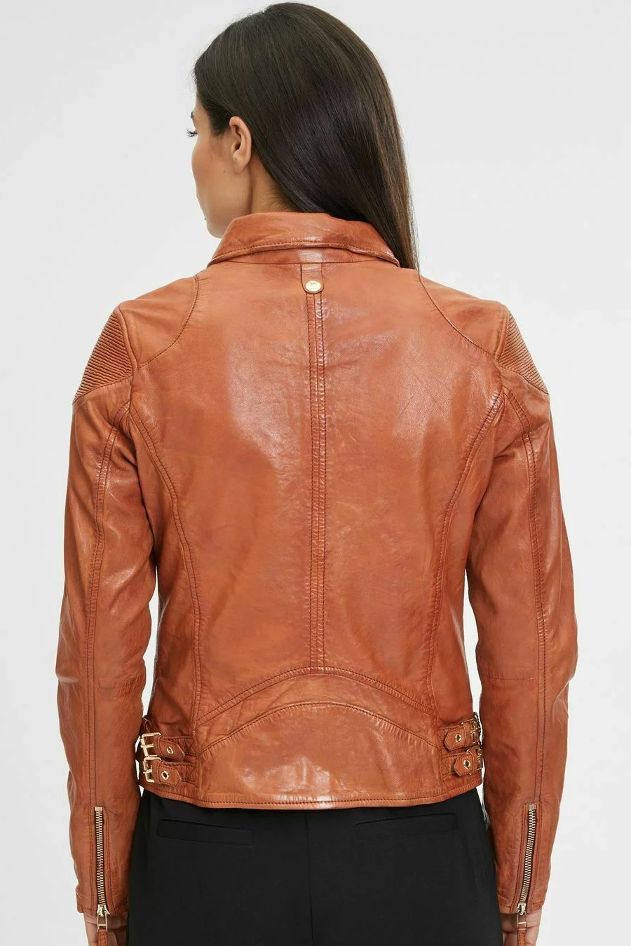 Lederjacke GIPSY 1101-0536-cognac