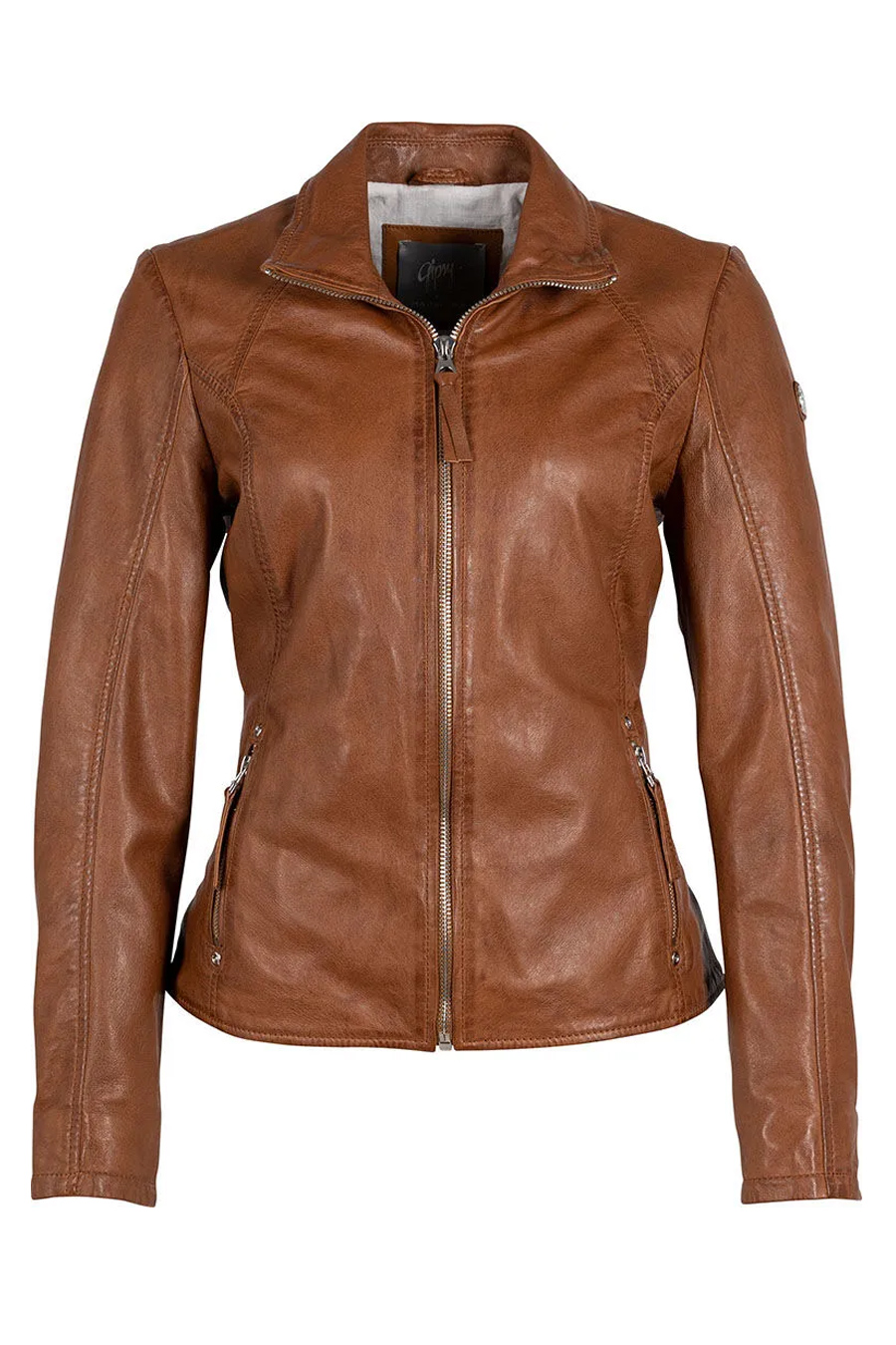 Lederjacke GIPSY 1101-0538-whiskey