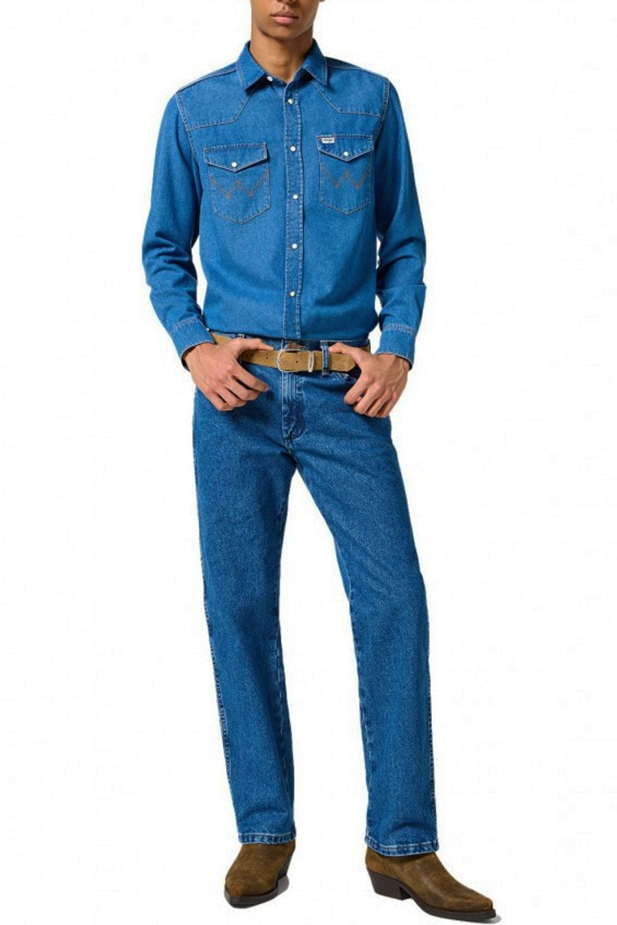 Jeanshemd WRANGLER 112357215