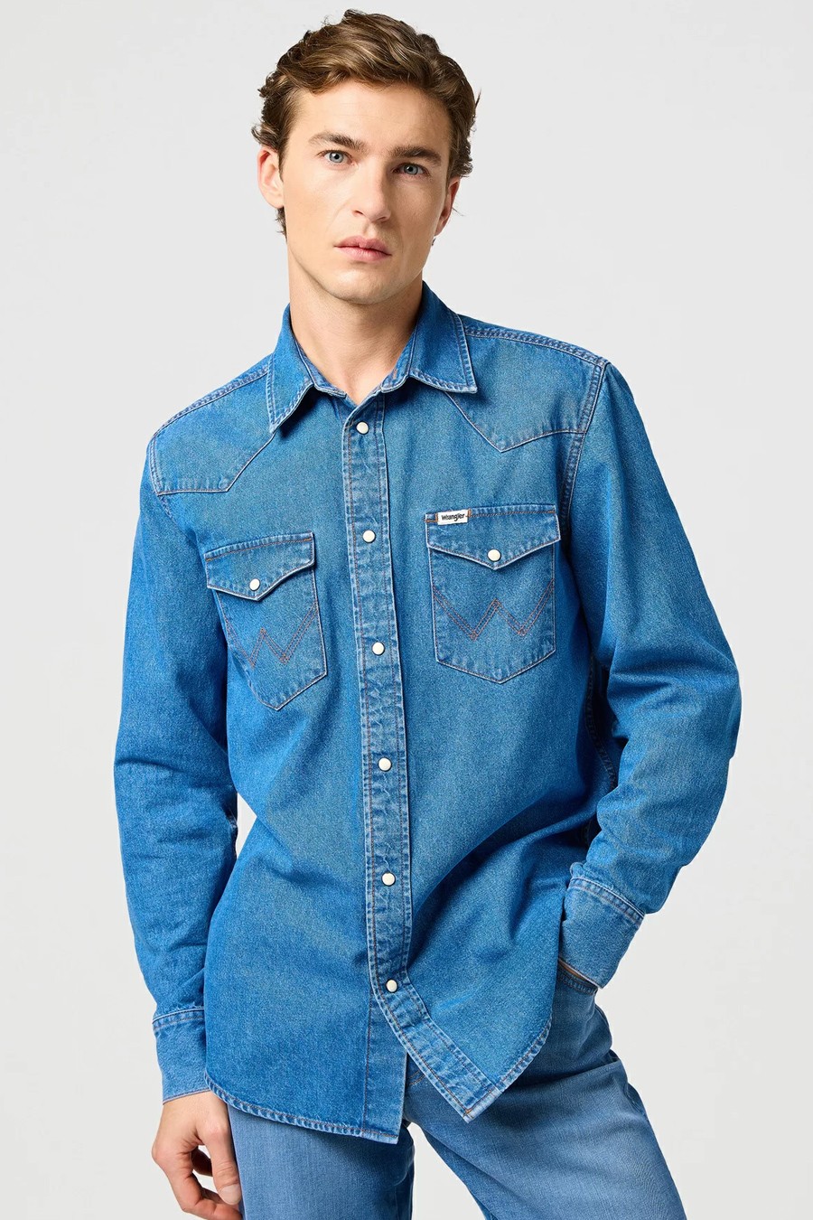 Jeanshemd WRANGLER 112362373