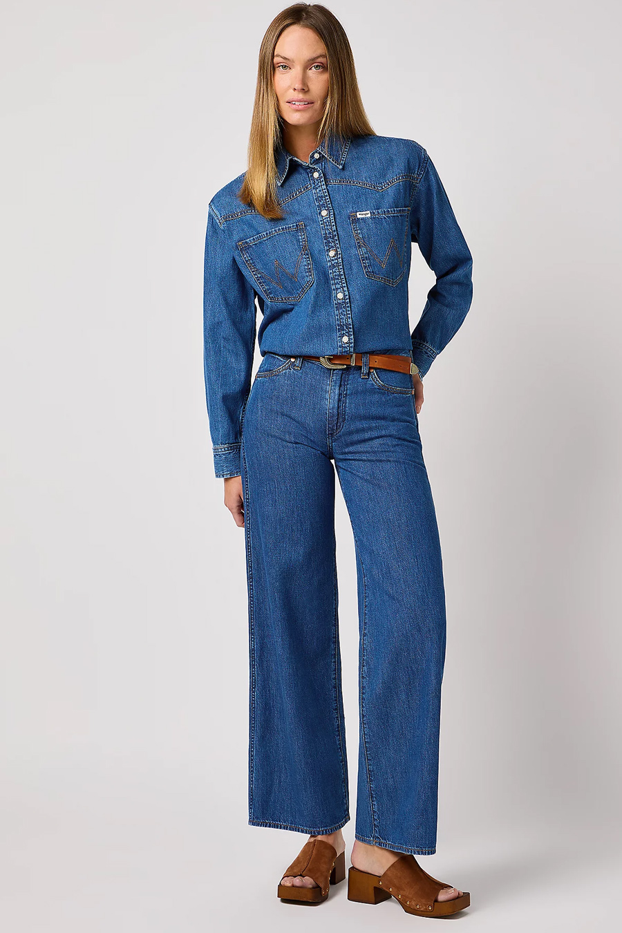 Jeanshemden WRANGLER 112362847