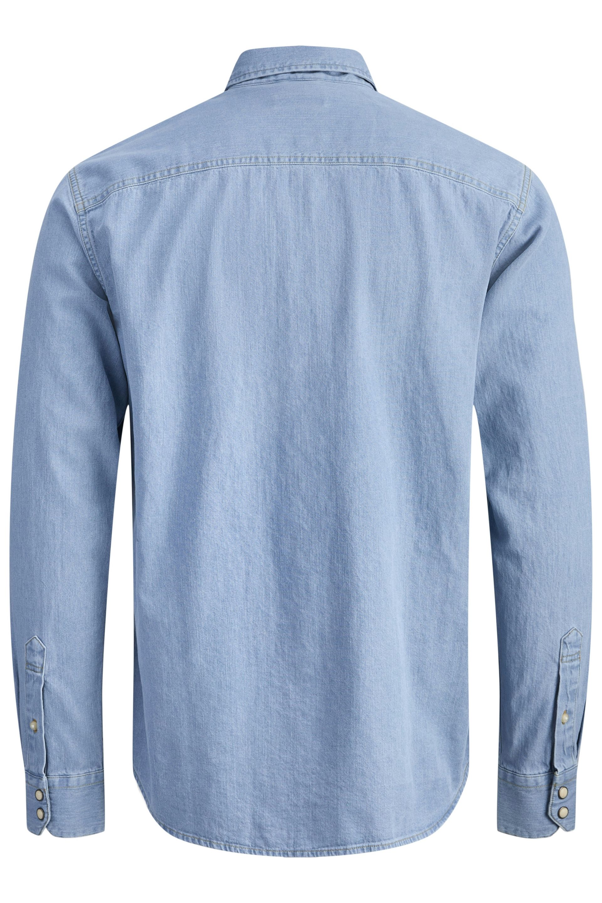 Jeanshemd JACK & JONES 12138115-Light-Blue