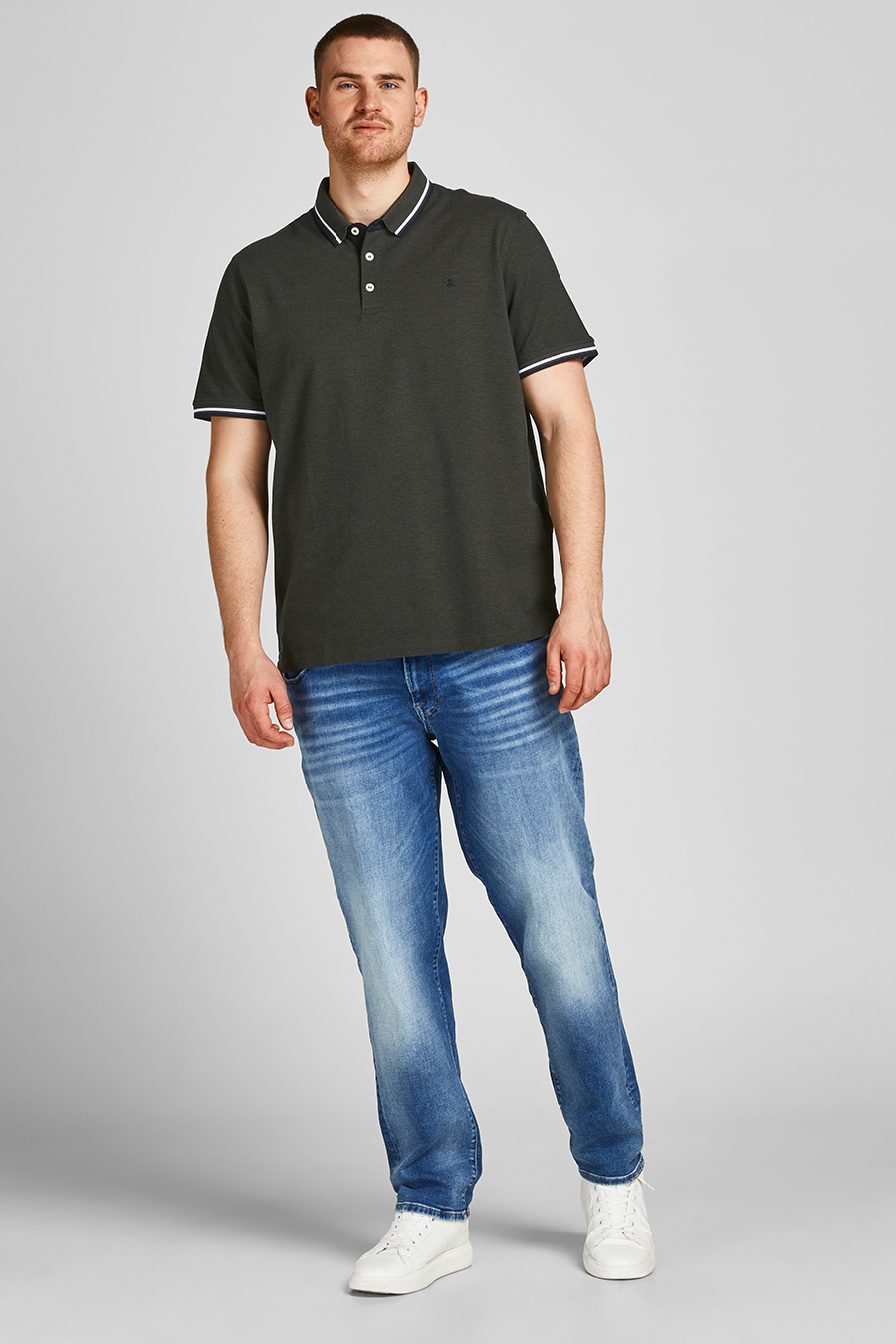 Poloshirts JACK & JONES 12143859-Forest-Night