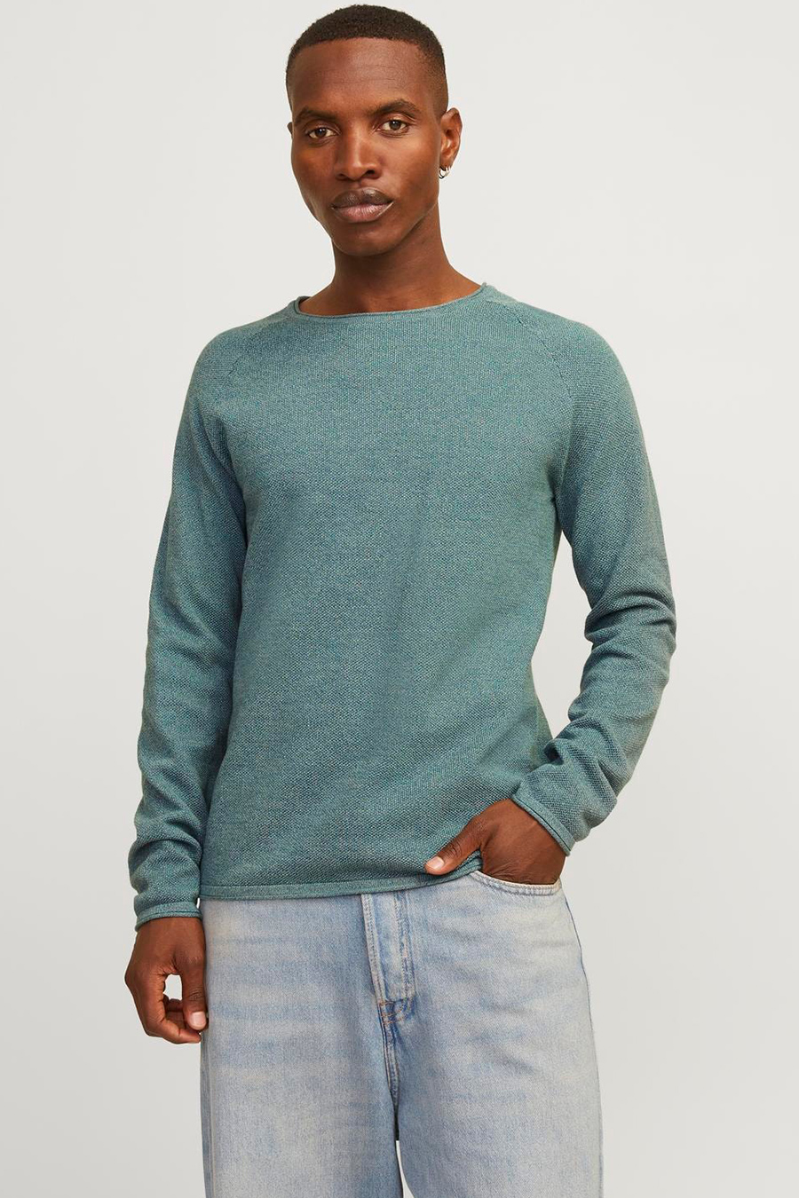 Strickpullover JACK & JONES 12157321-Goblin-Blue