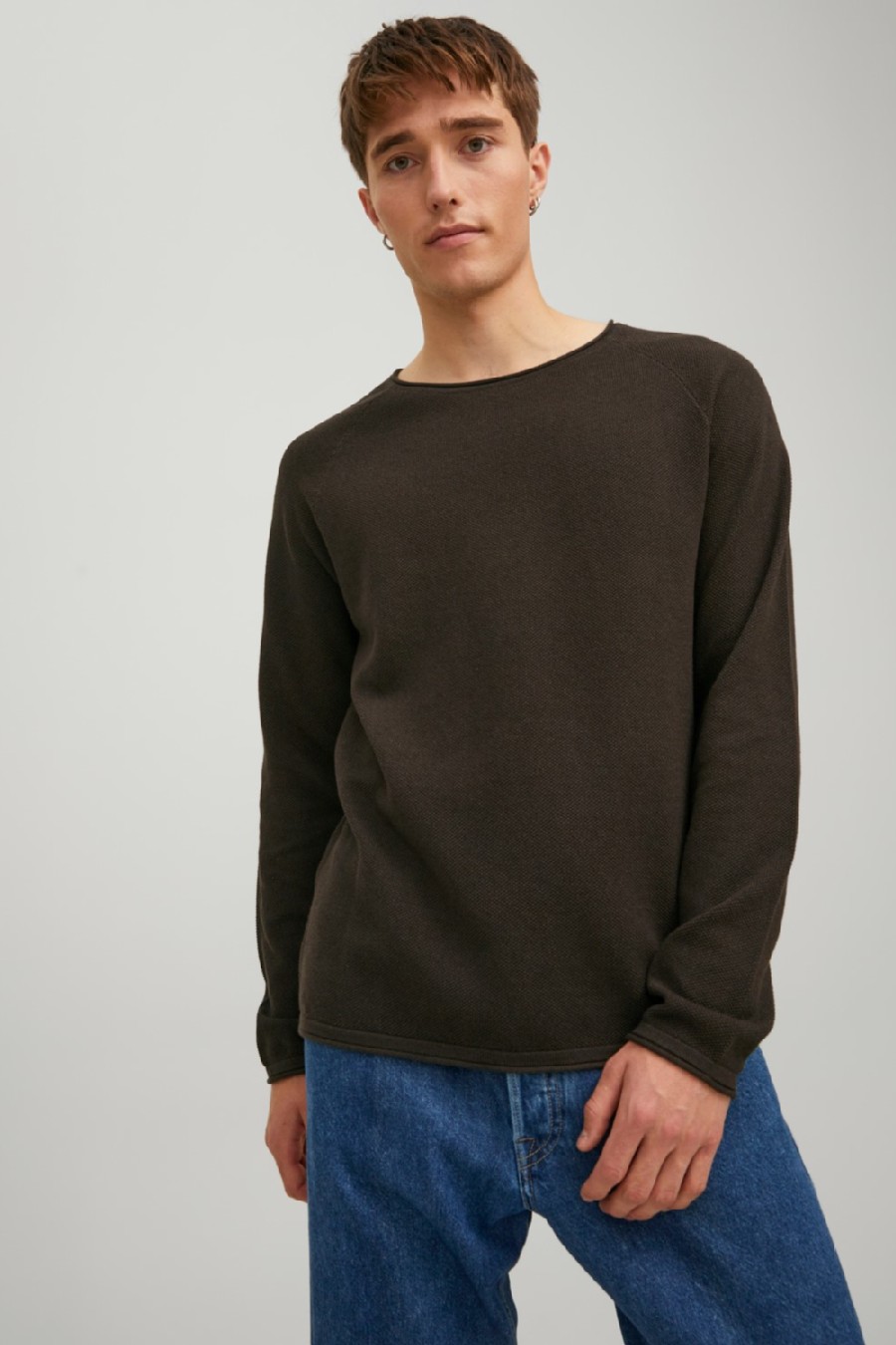 Strickpullover JACK & JONES 12157321-Mulch