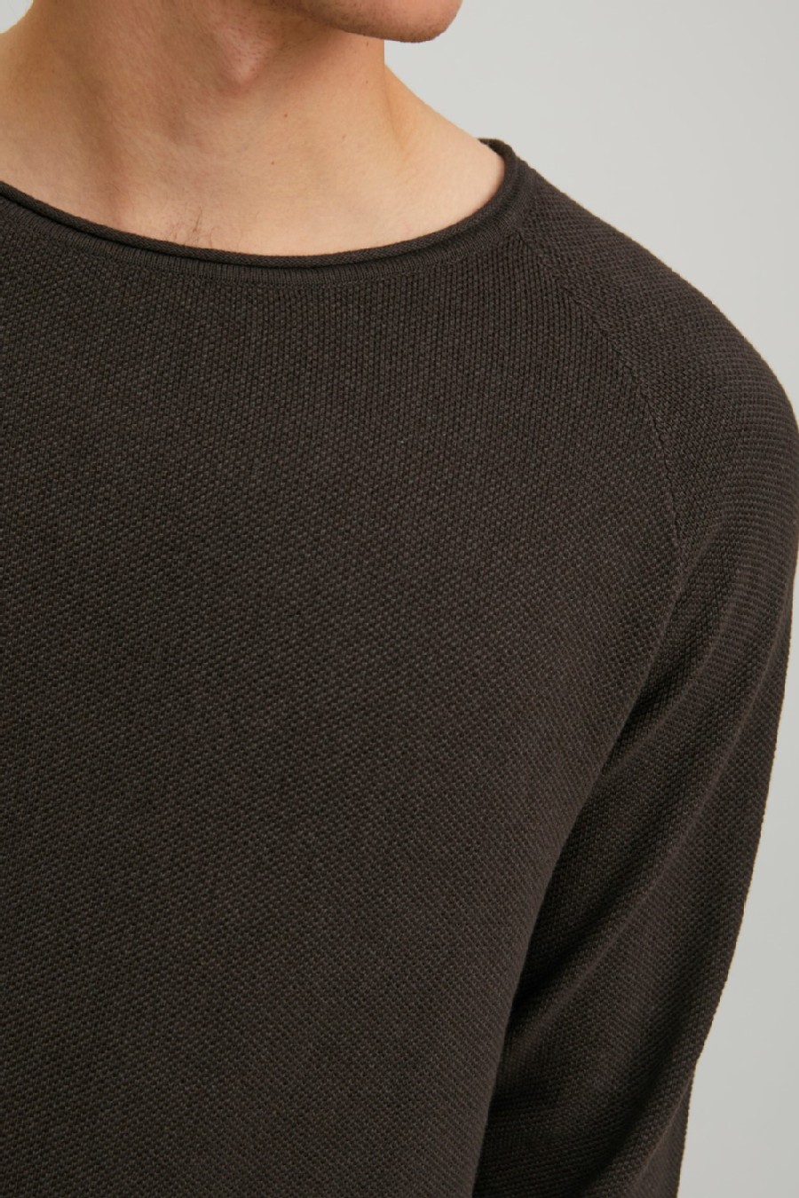 Strickpullover JACK & JONES 12157321-Mulch