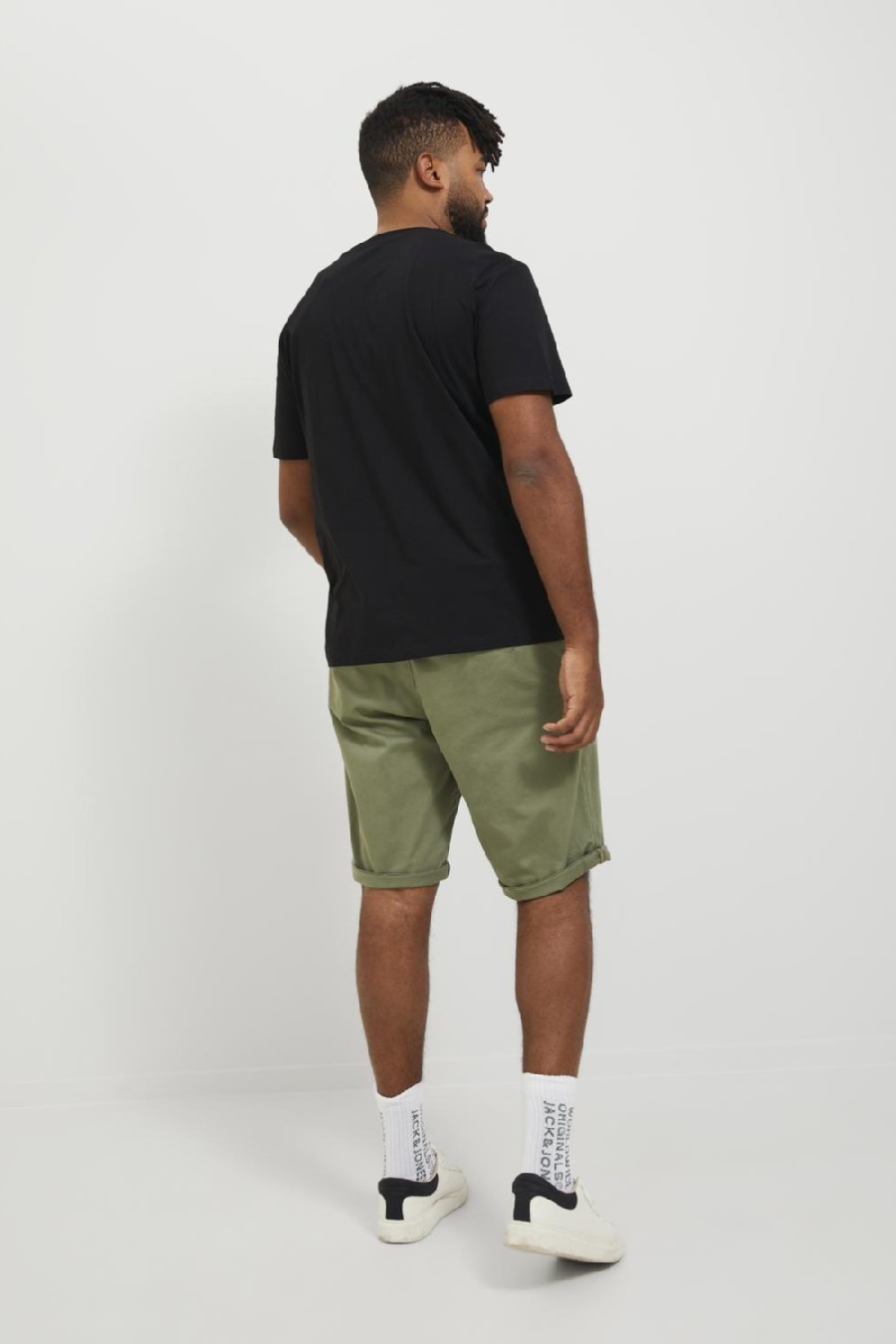 Stoff Shorts JACK & JONES 12169212-Deep-Lichen-Gr