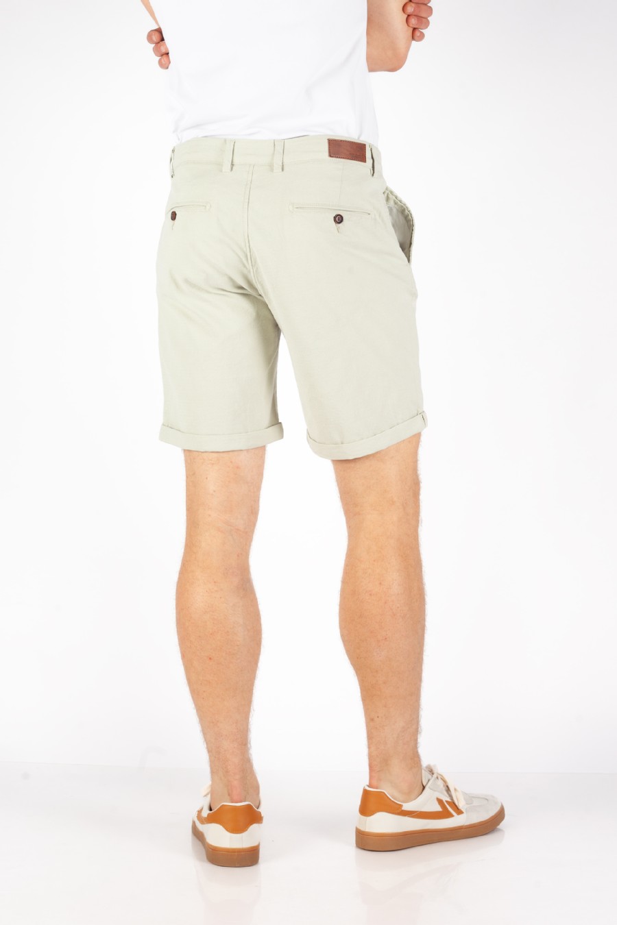 Stoff Shorts JACK & JONES 12206889-Desert-Sage