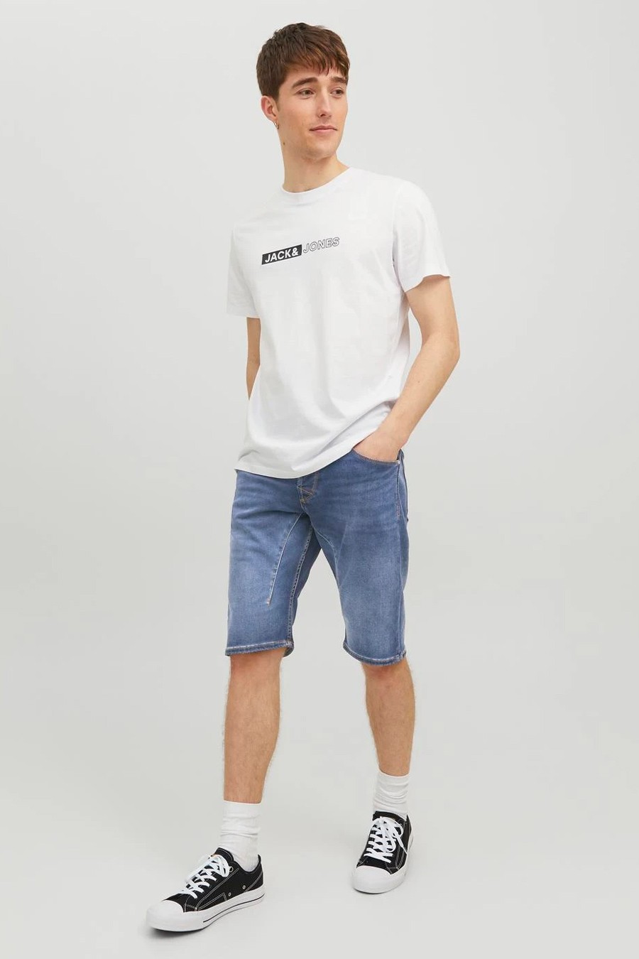 Denim Shorts JACK & JONES 12223993-Blue-Denim