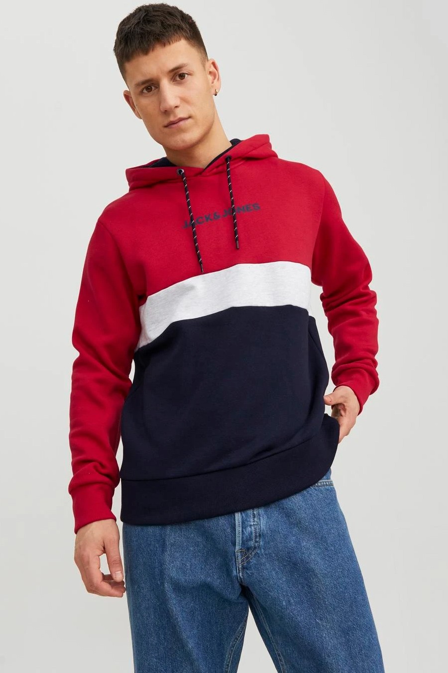 Sweatshirt JACK & JONES 12233959-Tango-Red