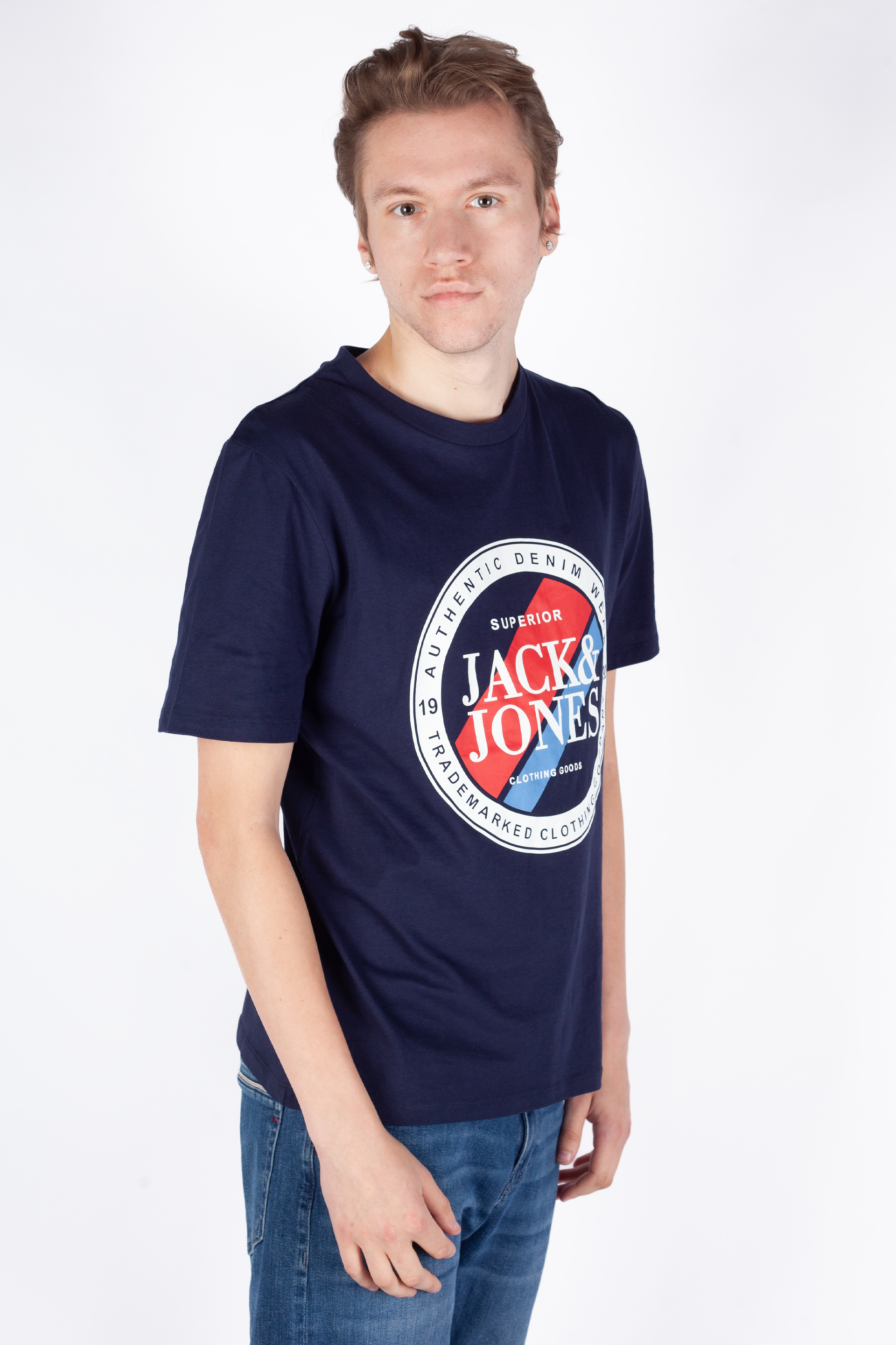 T-Shirts JACK & JONES 12248624-Navy-Blazer