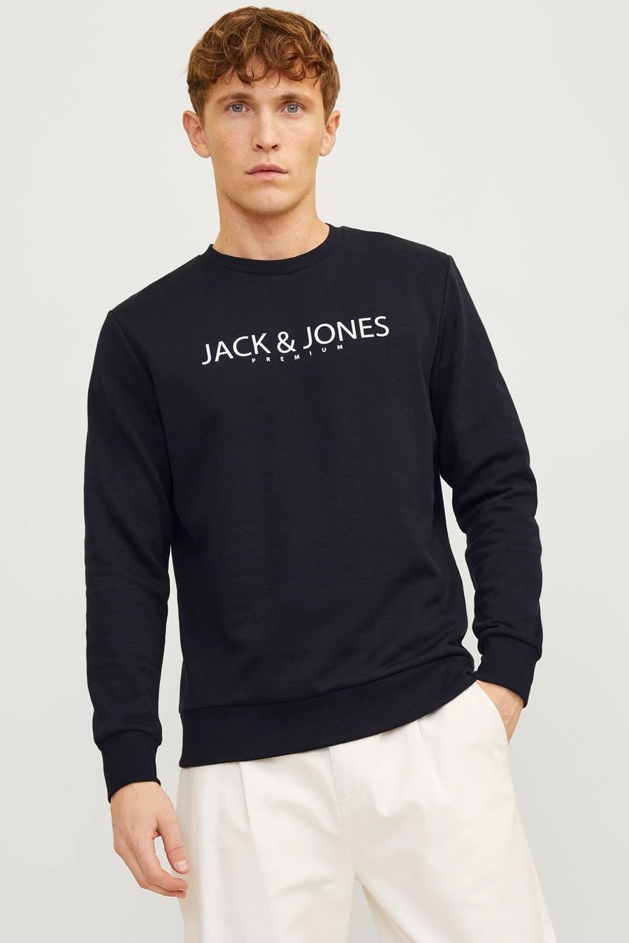 Sweatshirt JACK & JONES 12256972-Black-Onyx