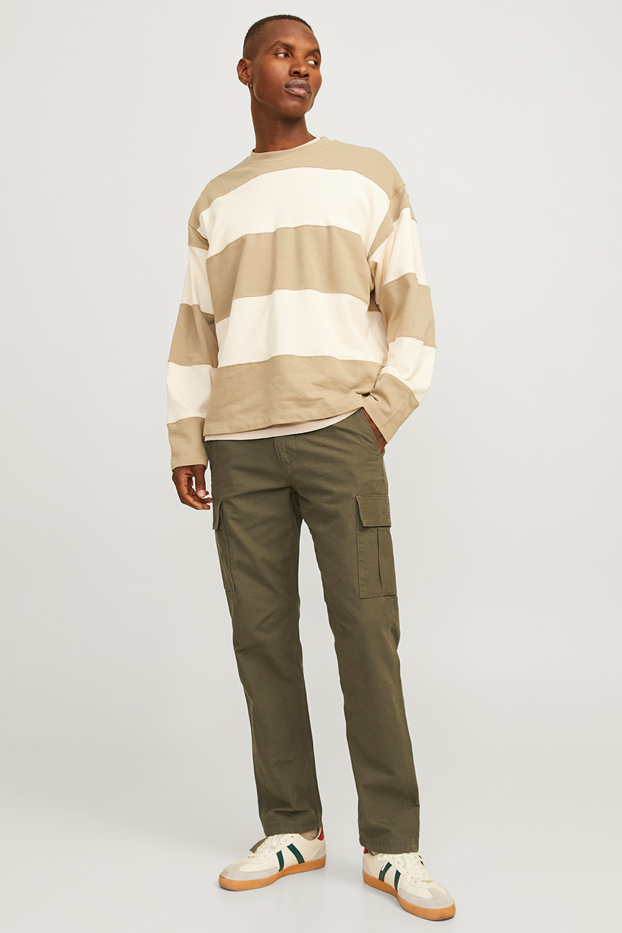 Cargohose JACK & JONES 12258150-Olive-Night