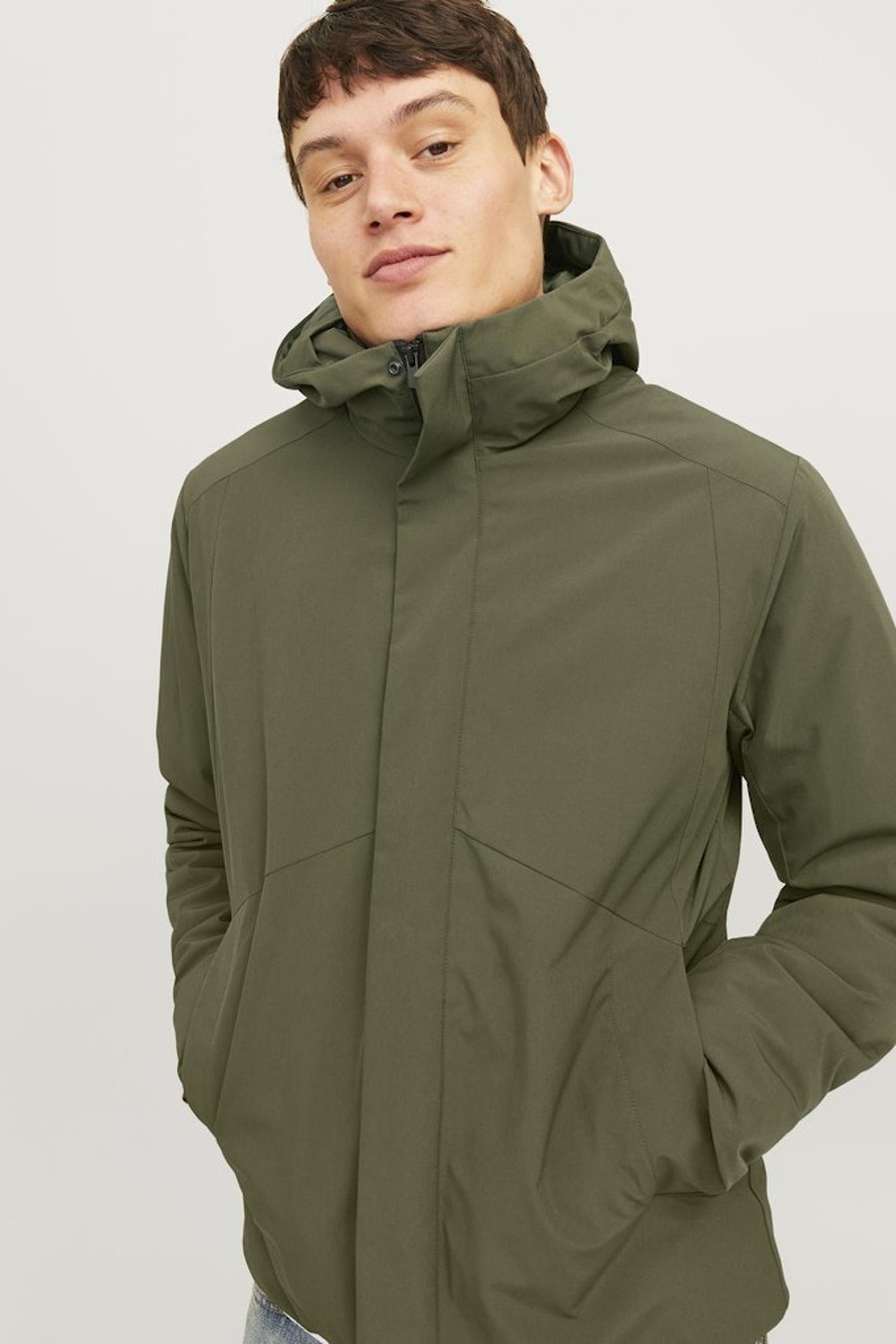 Winterjacke JACK & JONES 12258405-Grape-Leaf