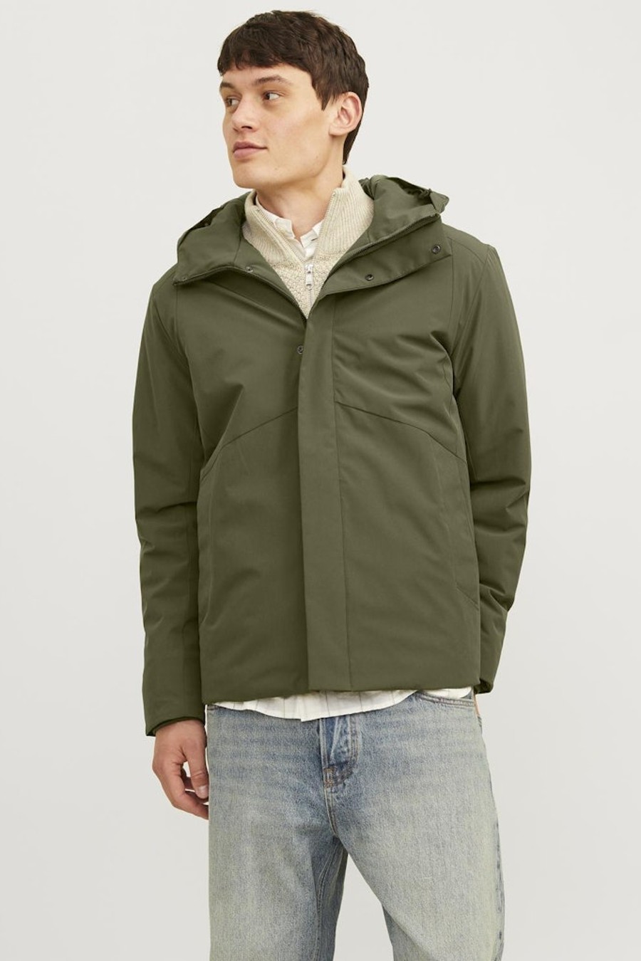 Winterjacke JACK & JONES 12258405-Grape-Leaf