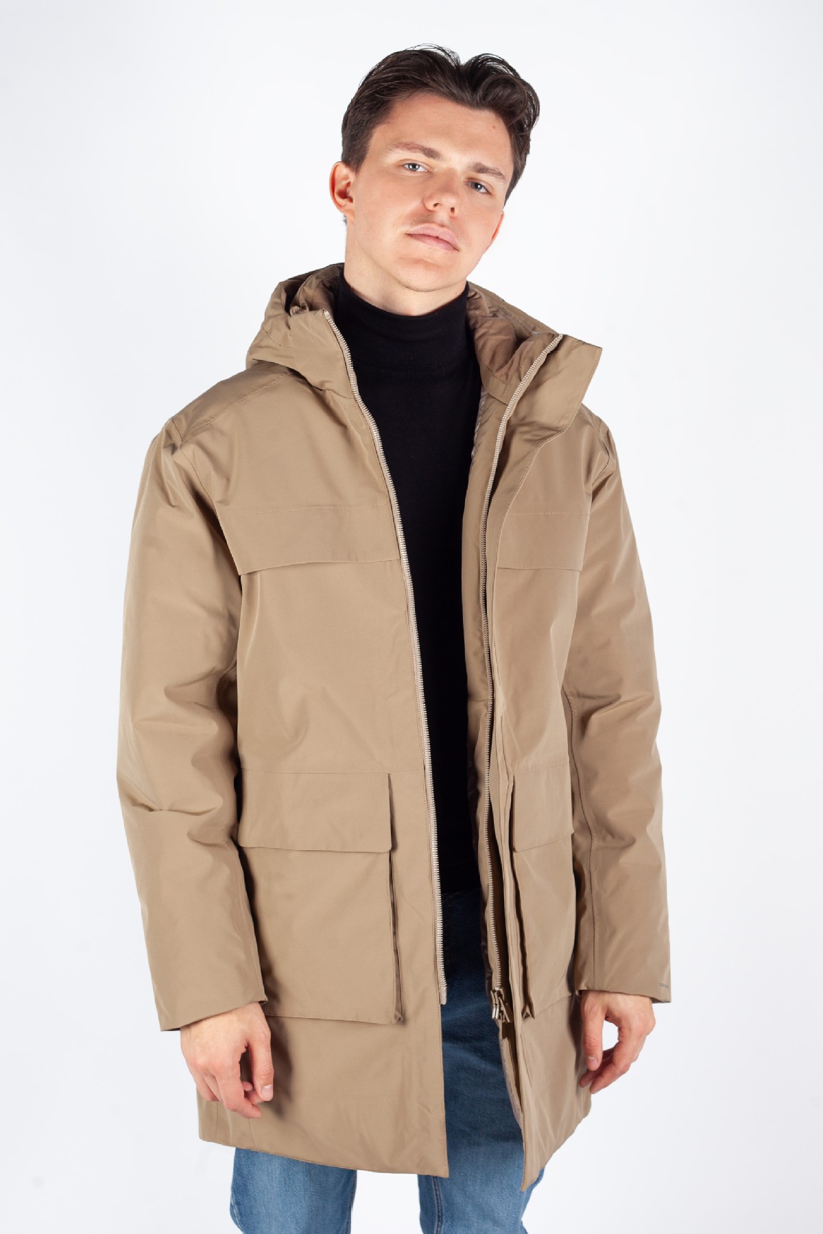 Winterjacke JACK & JONES 12259459-Greige