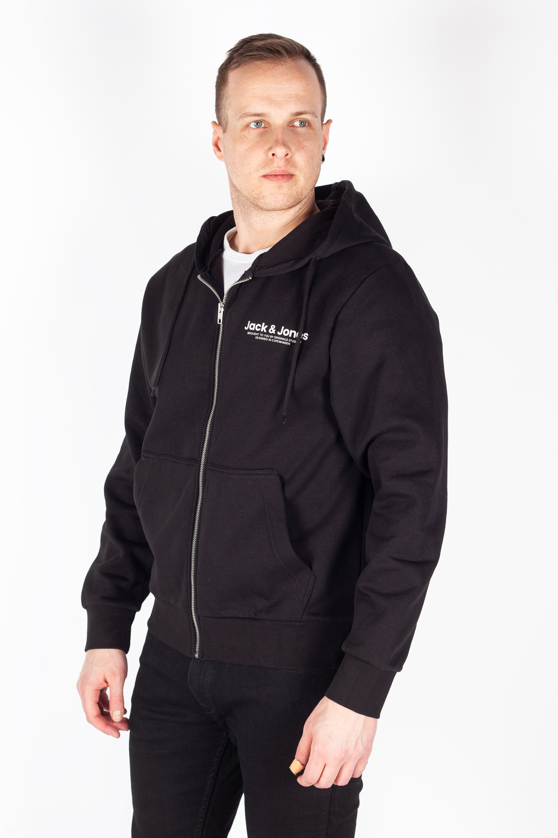 Sweatjacke JACK & JONES 12277621-Black