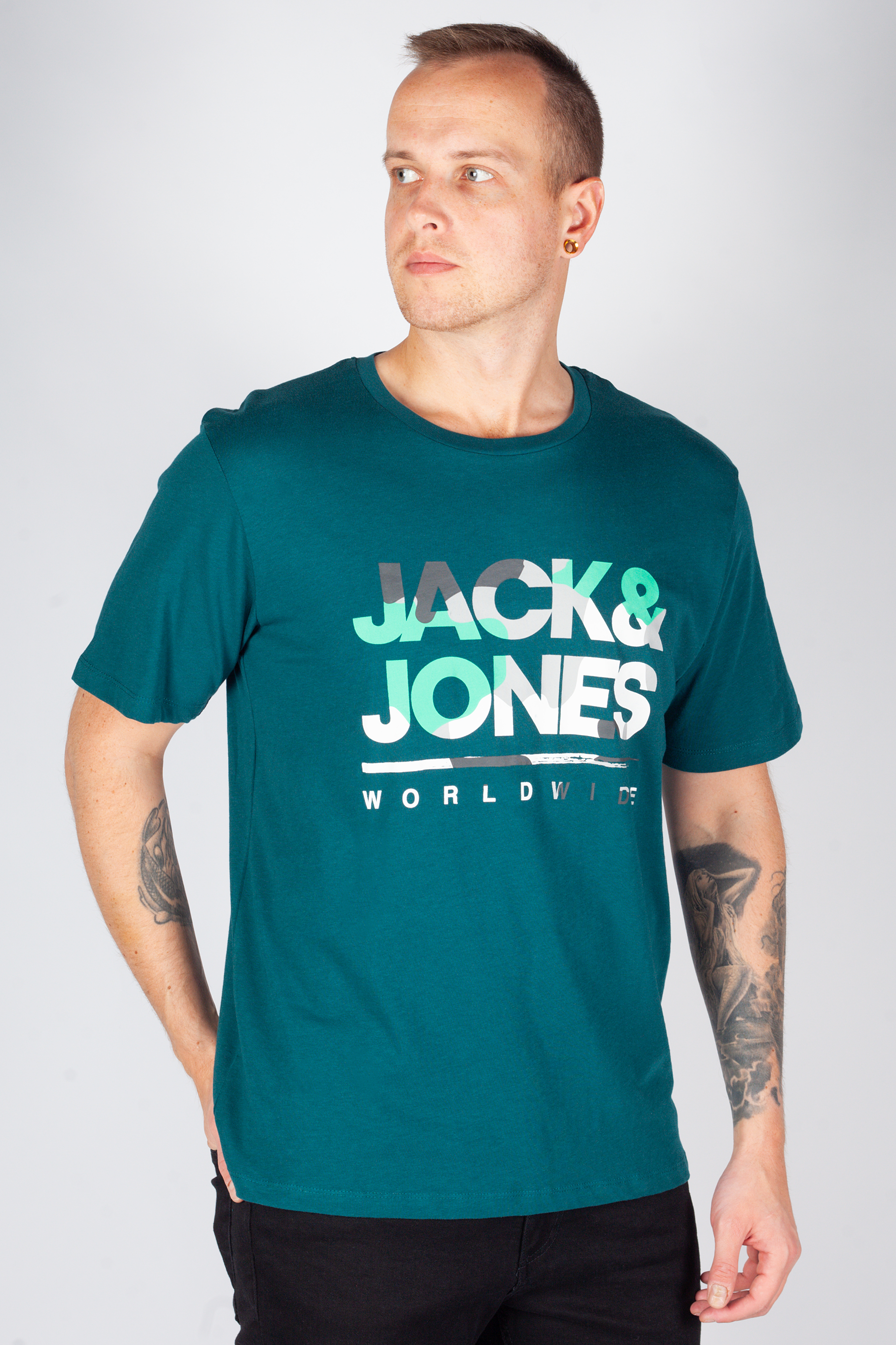 T-Shirts JACK & JONES 12287689-Deep-Teal