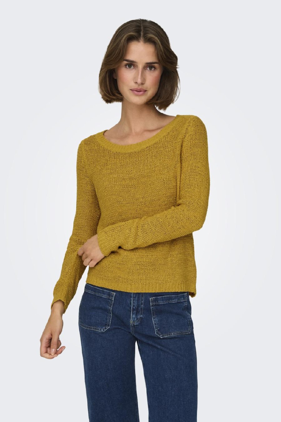 Strickpullover ONLY 15113356-Golden-Spice