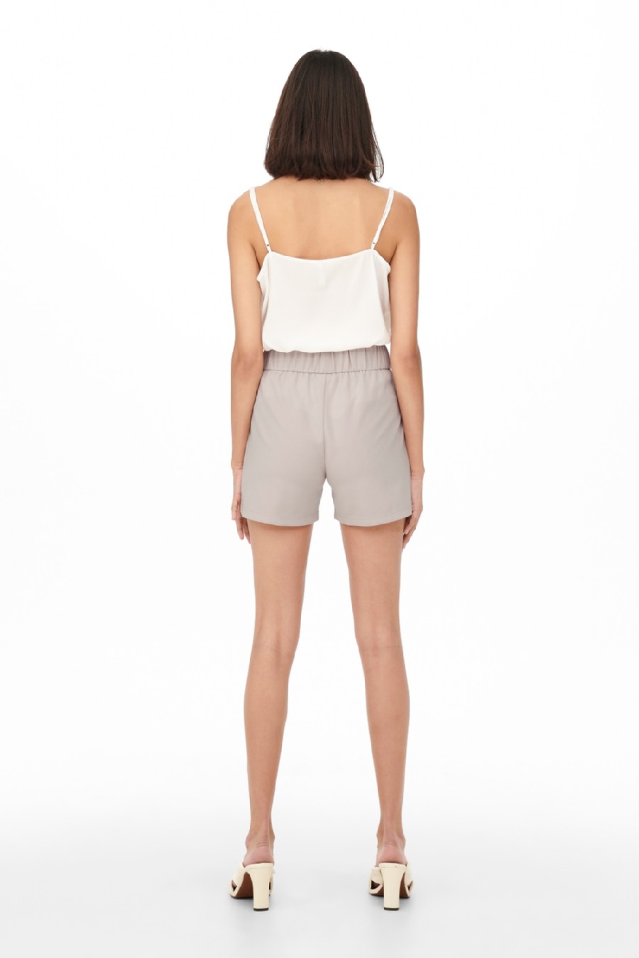 Stoff shorts JACQUELINE DE YONG 15203098-Chateau-Gray