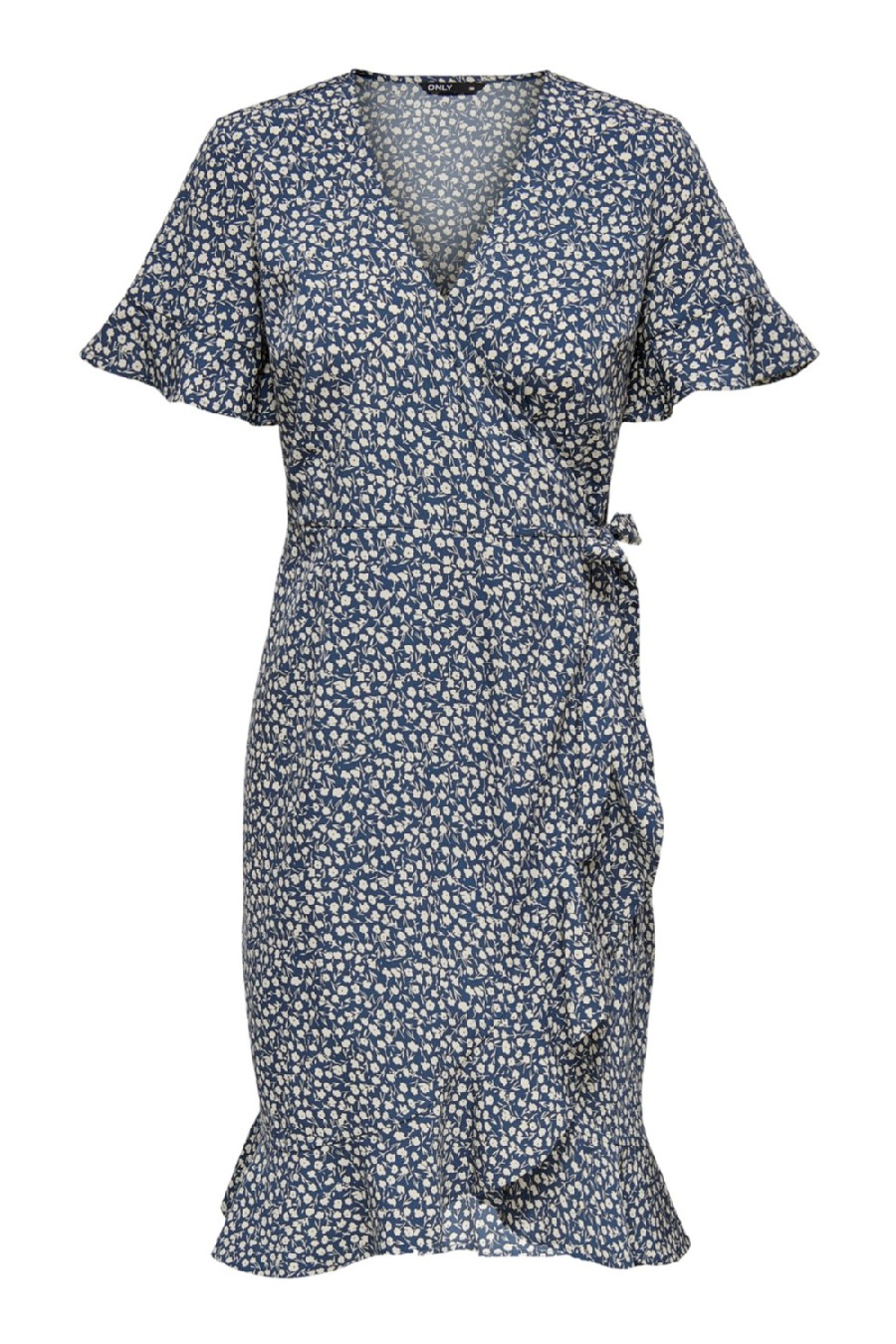 Kleid ONLY 15206407-Blue-Mirage