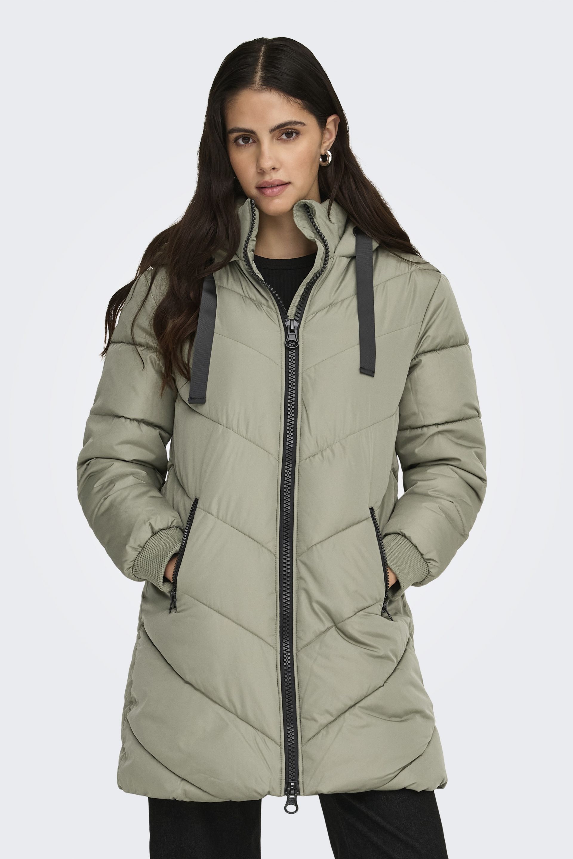 Winterjacke JACQUELINE DE YONG 15207784-Vetiver-BLACK