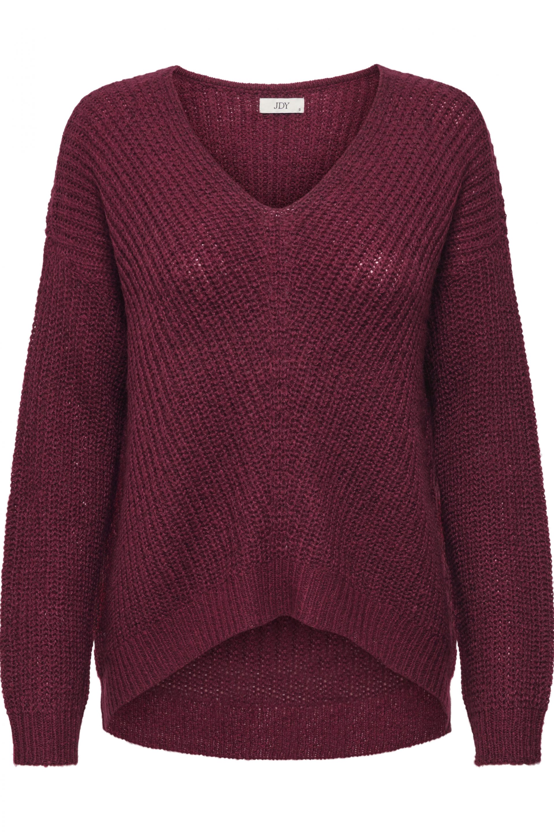 Strickpullover JACQUELINE DE YONG 15208245-Cabernet-WBP