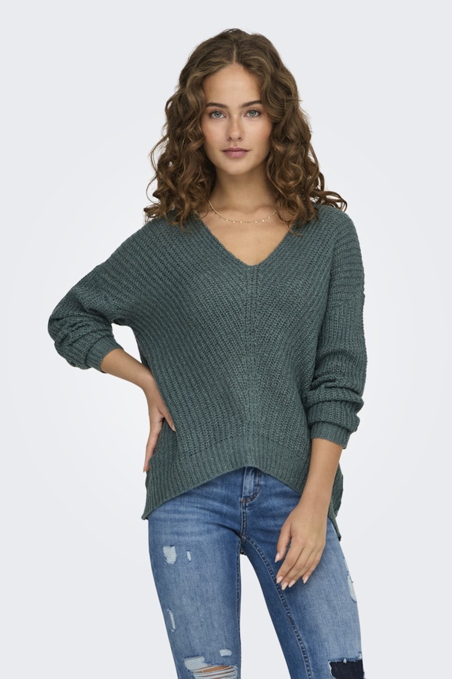 Strickpullover JACQUELINE DE YONG 15208245-North-Atlanti