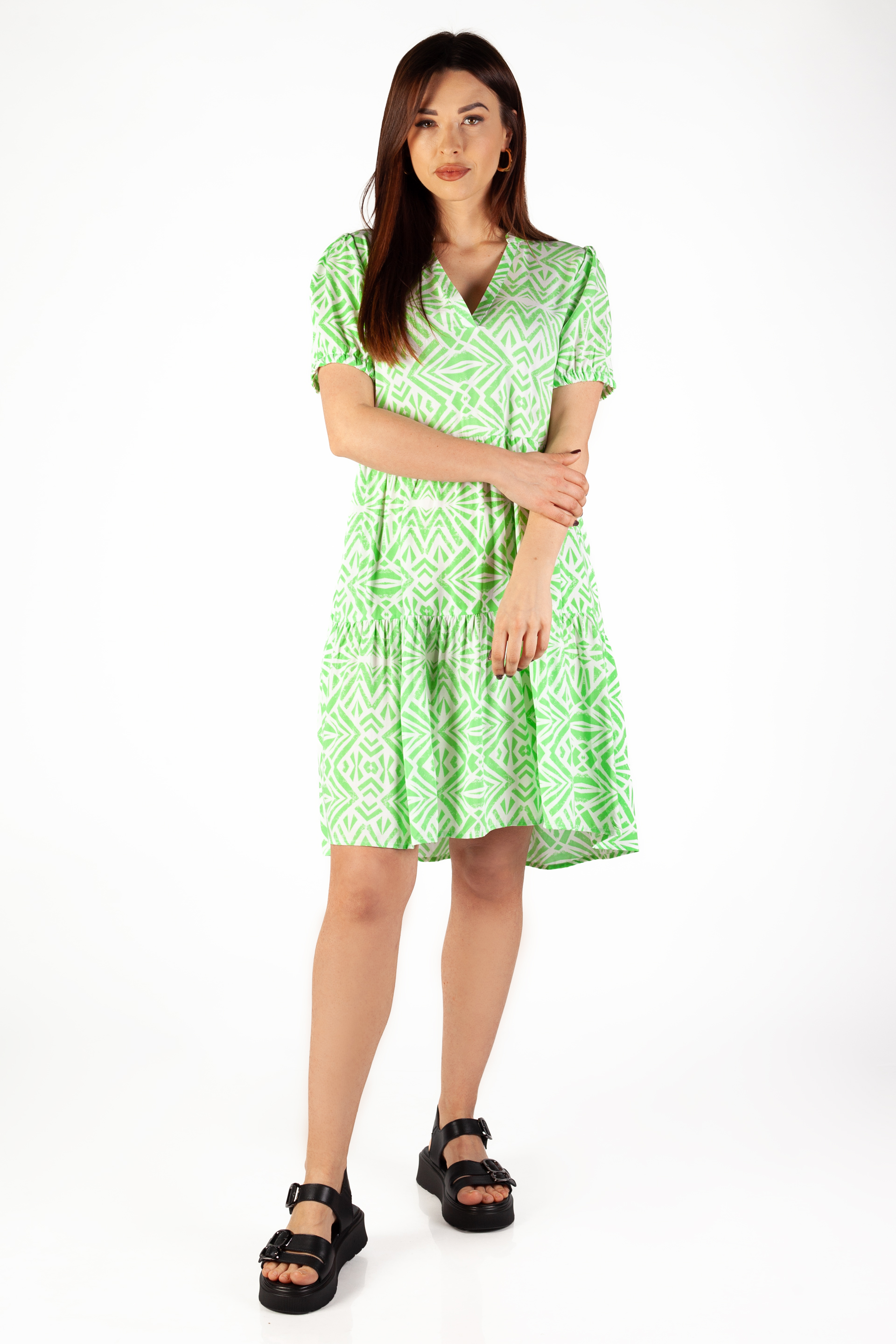 Kleid ONLY 15222215-Summer-Green