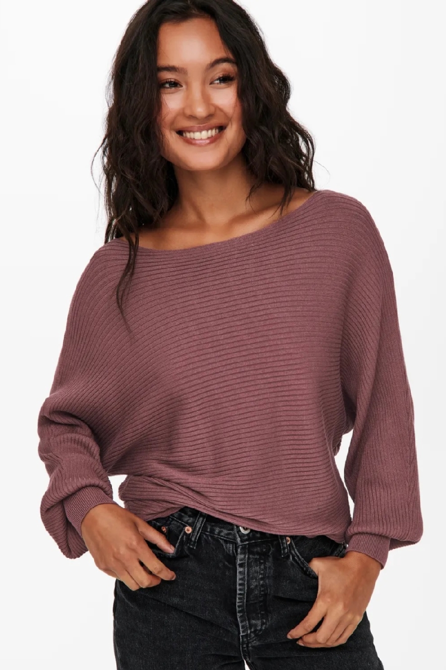 Strickpullover ONLY 15226298-Rose-Brown