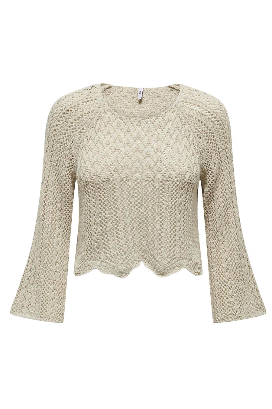 Strickpullover ONLY 15233173-Feather-Gray