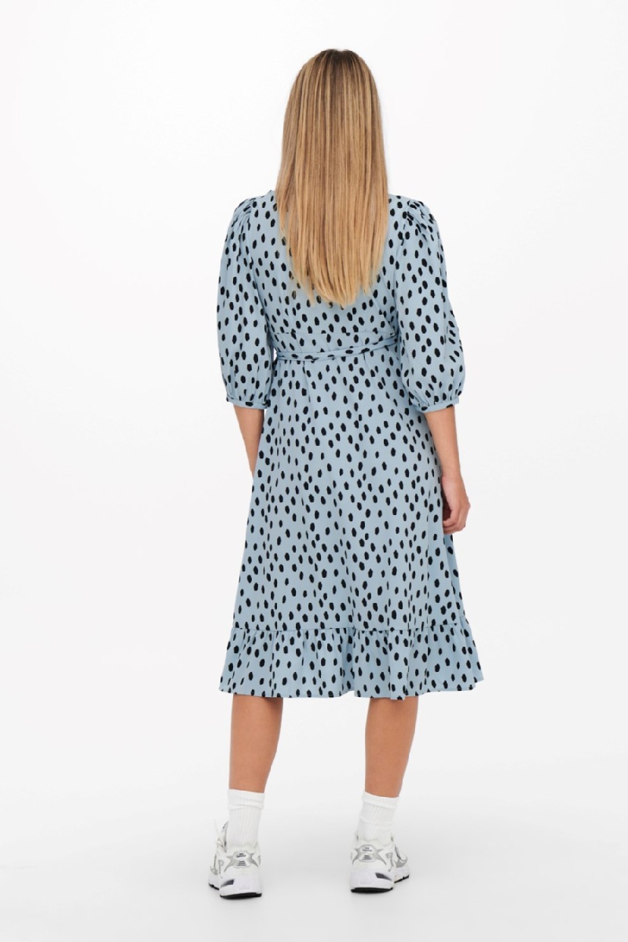 Kleid ONLY 15253350-Blue-Fog