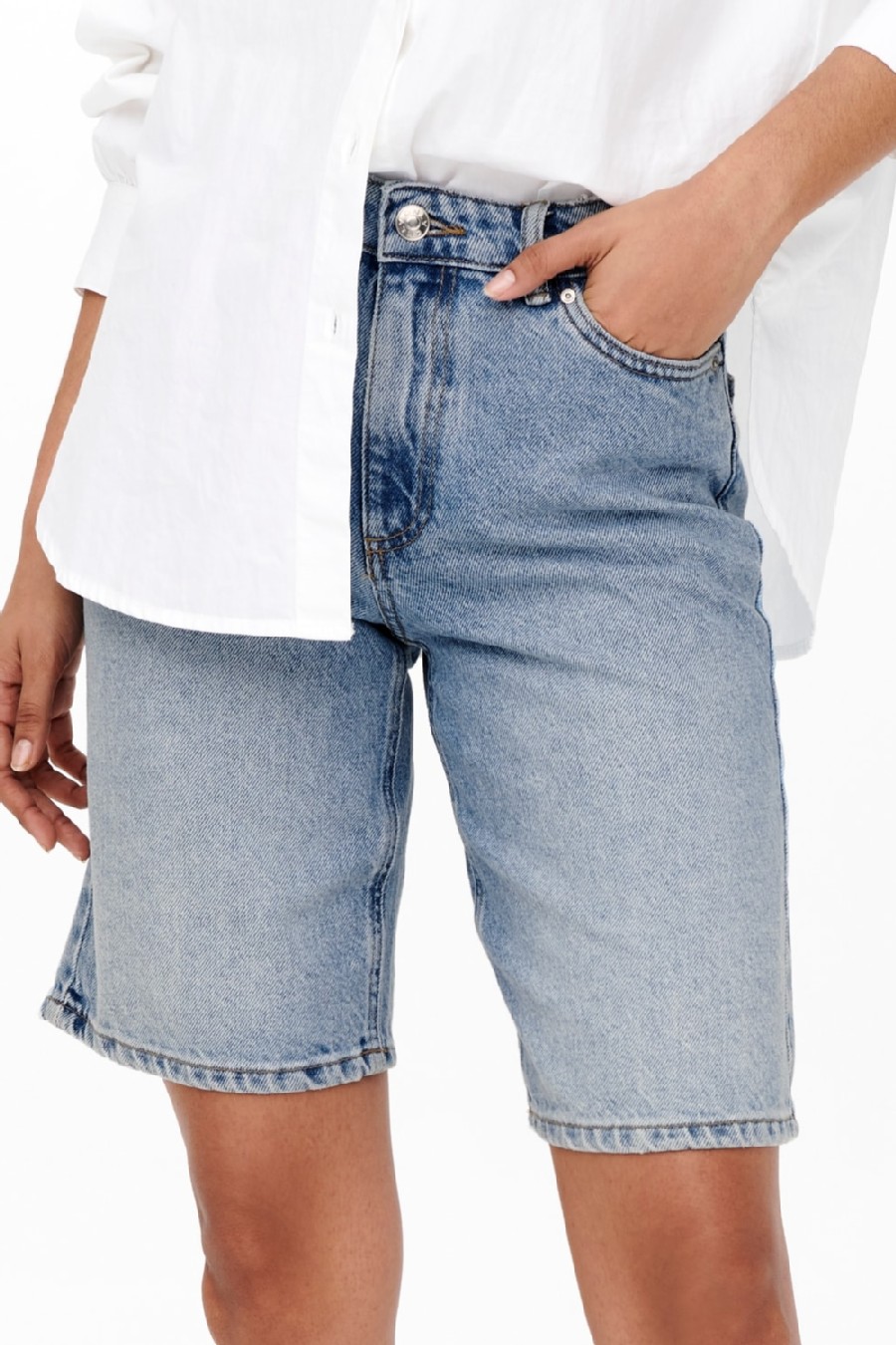 Denim Shorts ONLY 15256709-Light-Blue