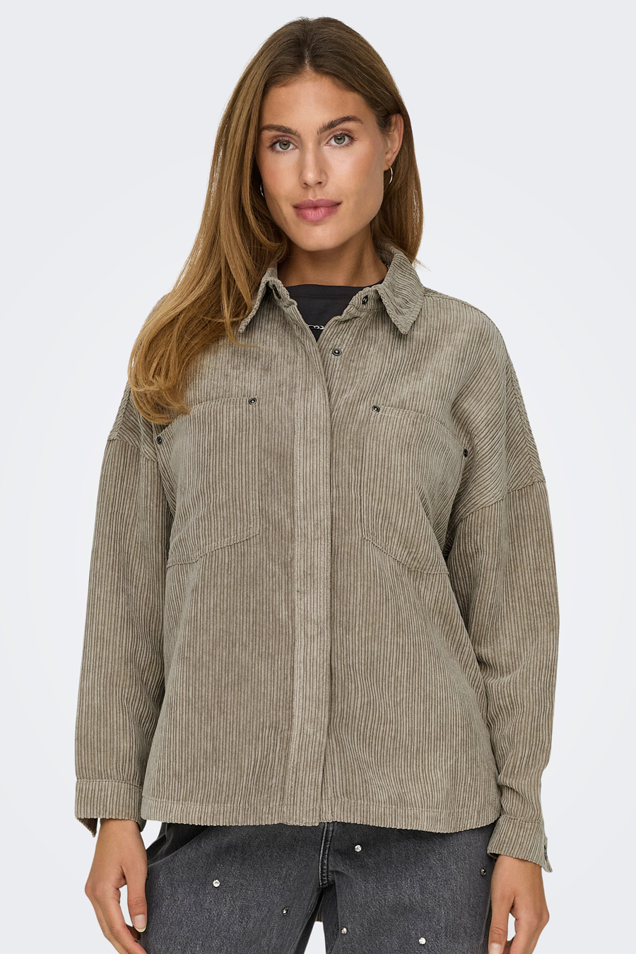 Langarmhemden ONLY 15278351-Weathered-Tea