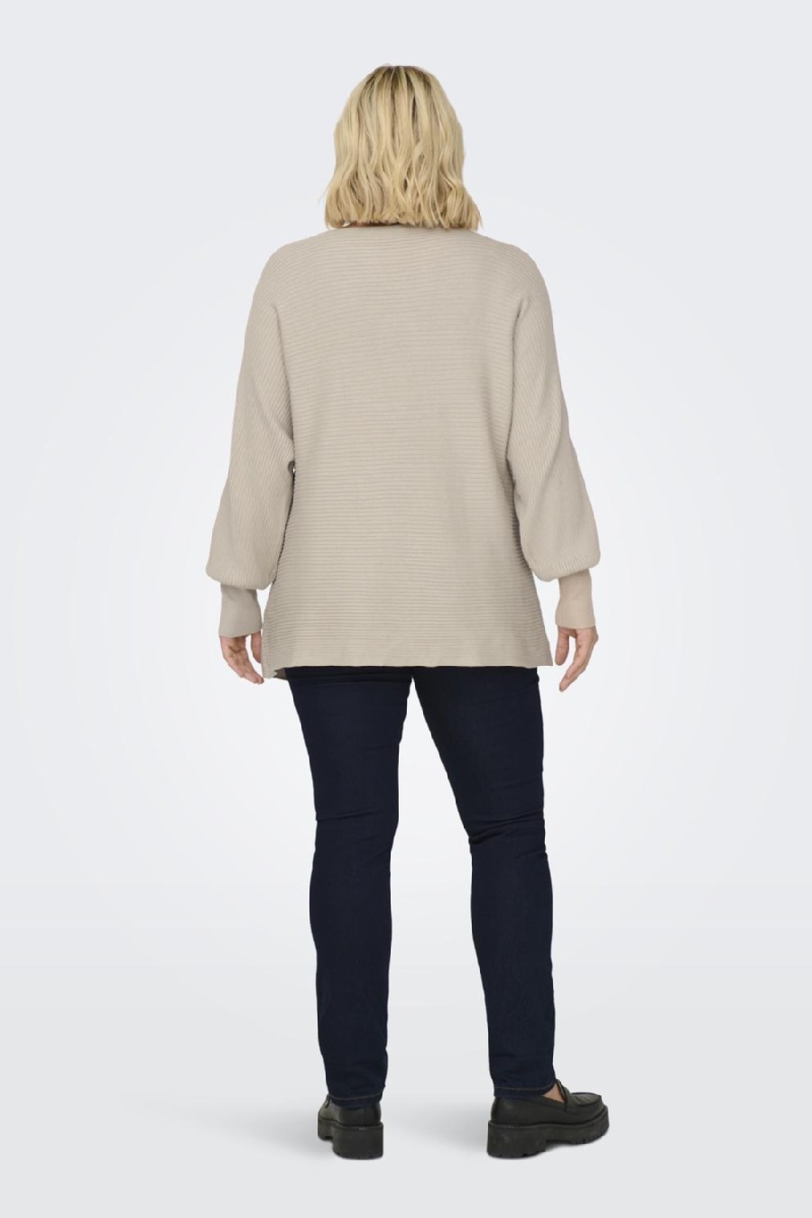 Strickpullover ONLY CARMAKOMA 15306803-Pumice-Stone