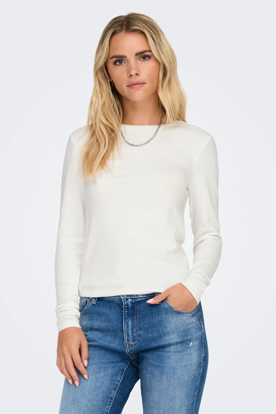 Strickpullover ONLY 15323159-Cloud-Dancer