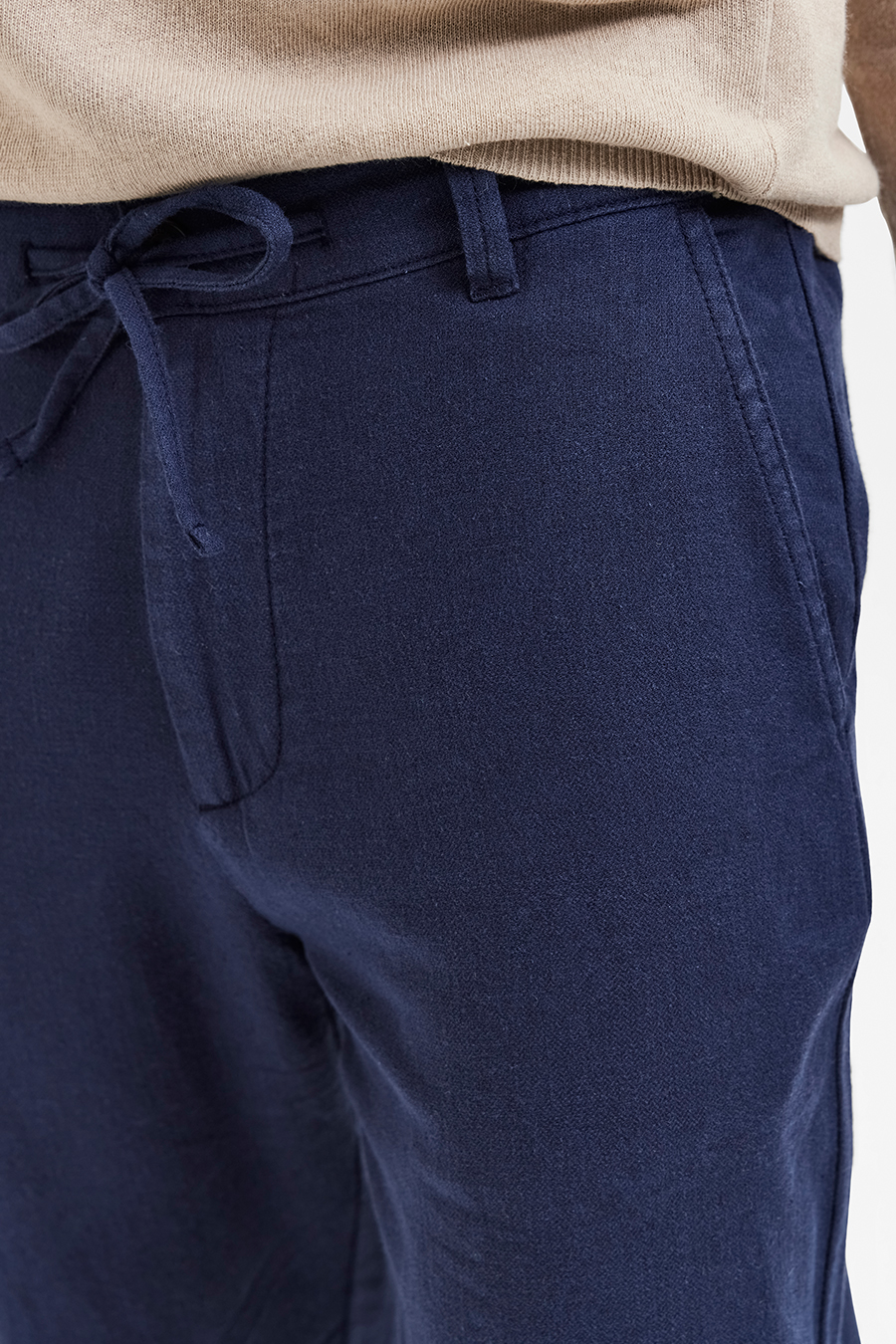 Leinenhose SELECTED 16087636-Dark-Sapphire