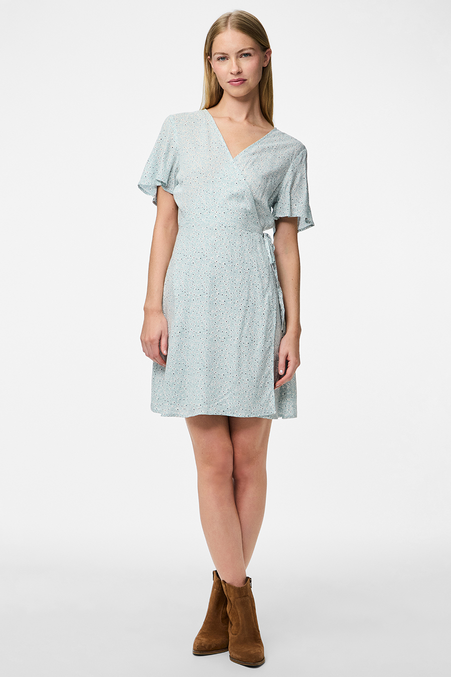 Kleid PIECES 17154743-Cloud-Blue-FL