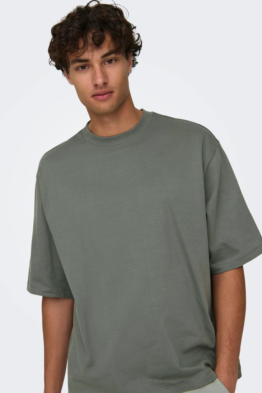 T-Shirts ONLY & SONS 22027787-Castor-Gray