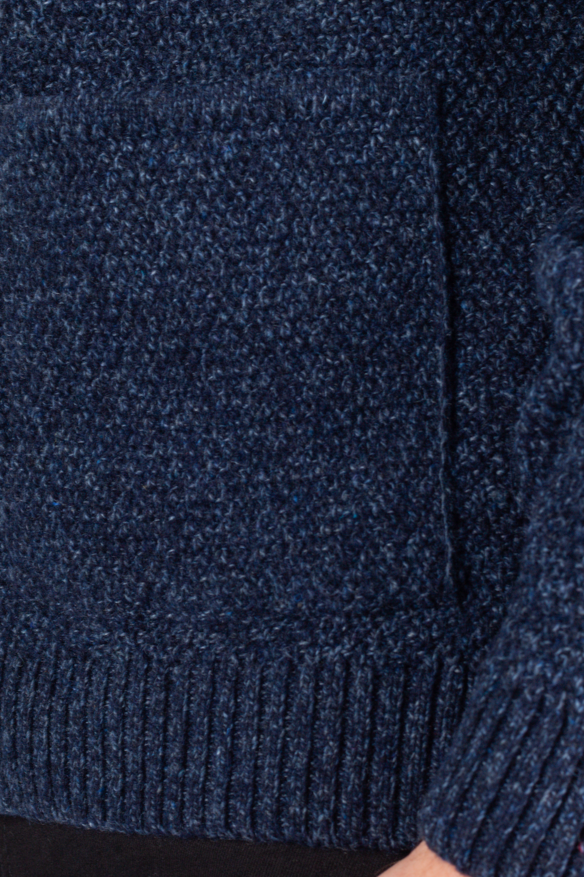 Strickjacke MCL 33614-LACIVERT-MELANJ