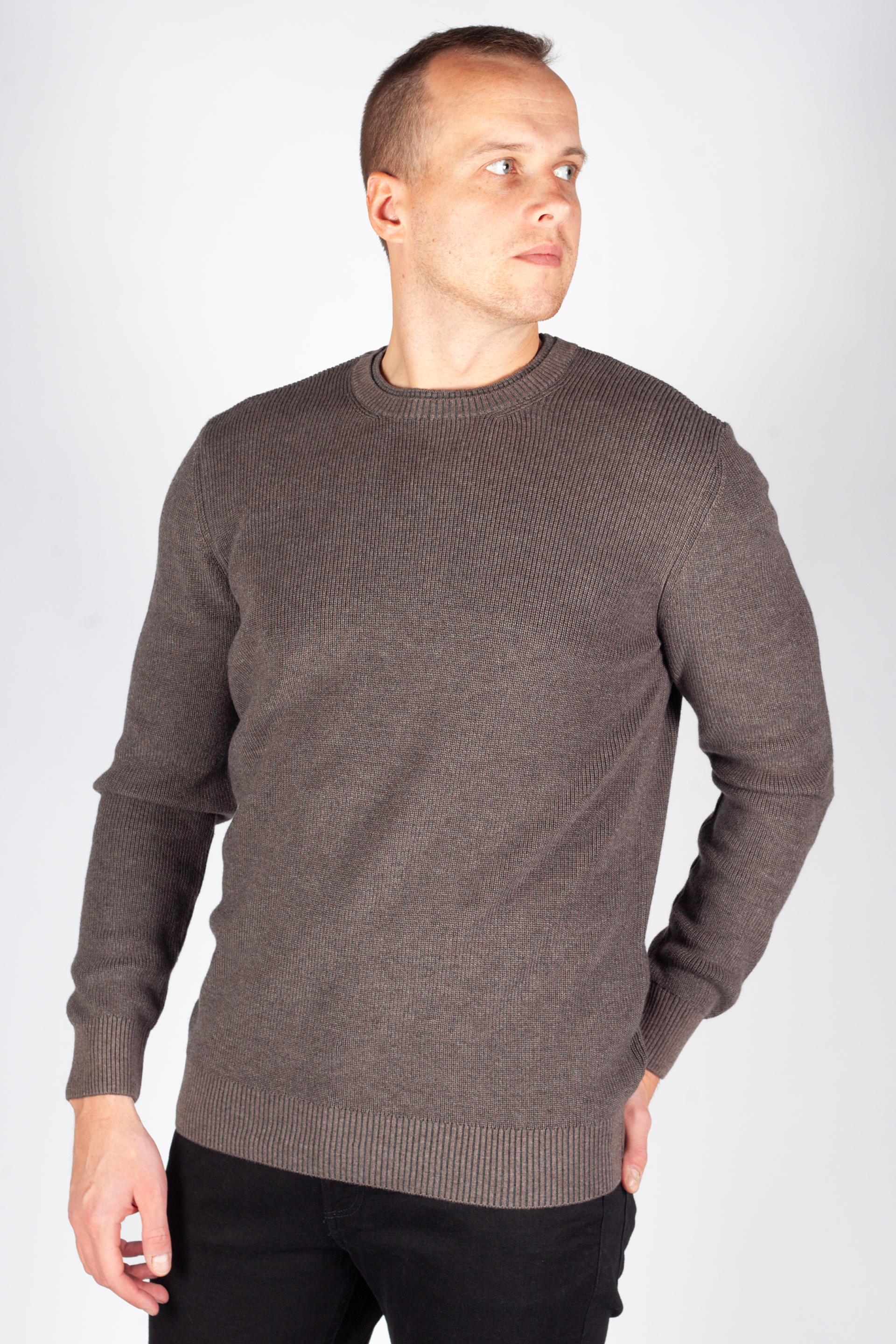 Strickpullover MCL 33813-KAHVEMELANJ