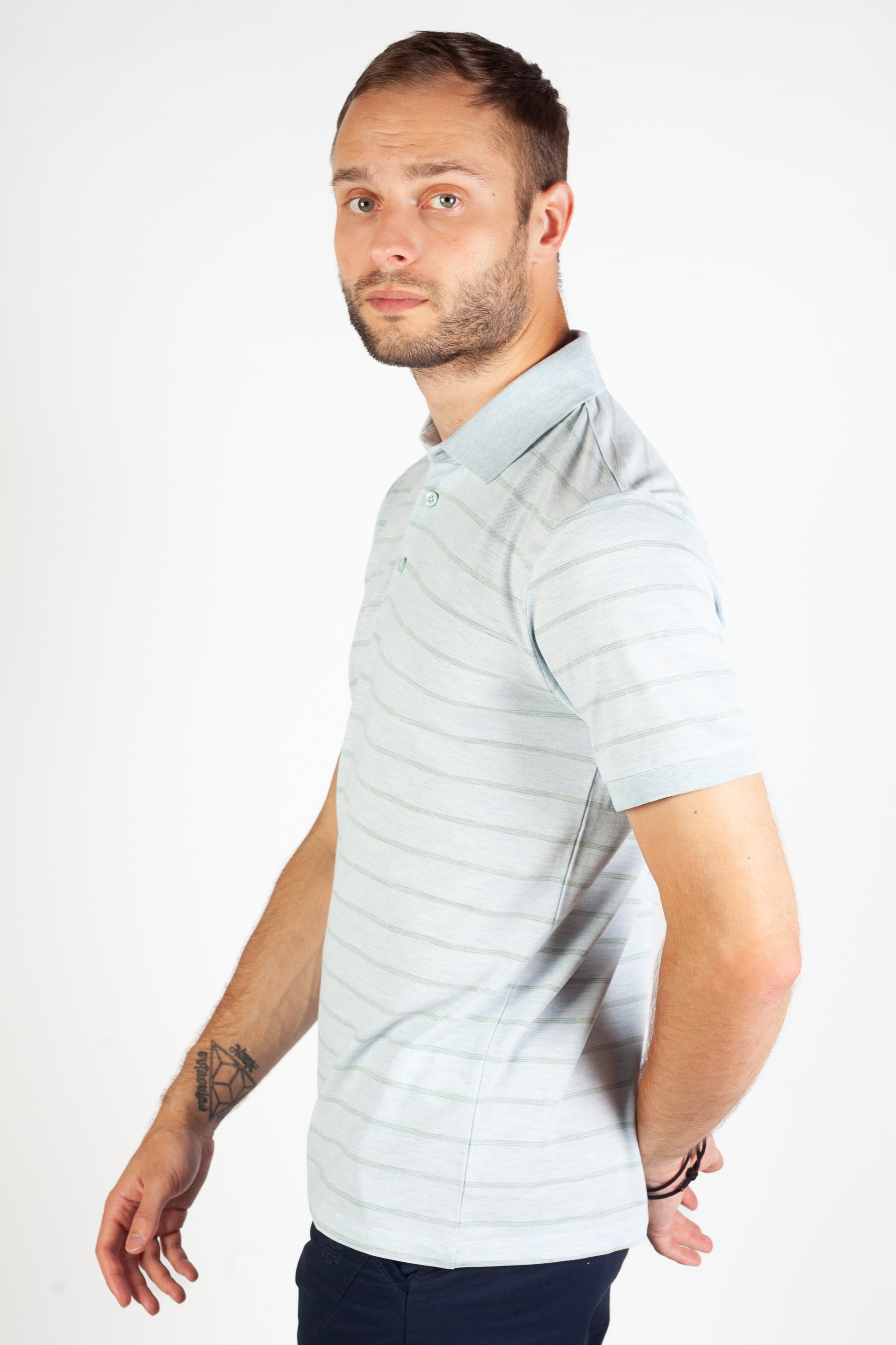 Poloshirts MCL 39576-MAVI-MELANJ