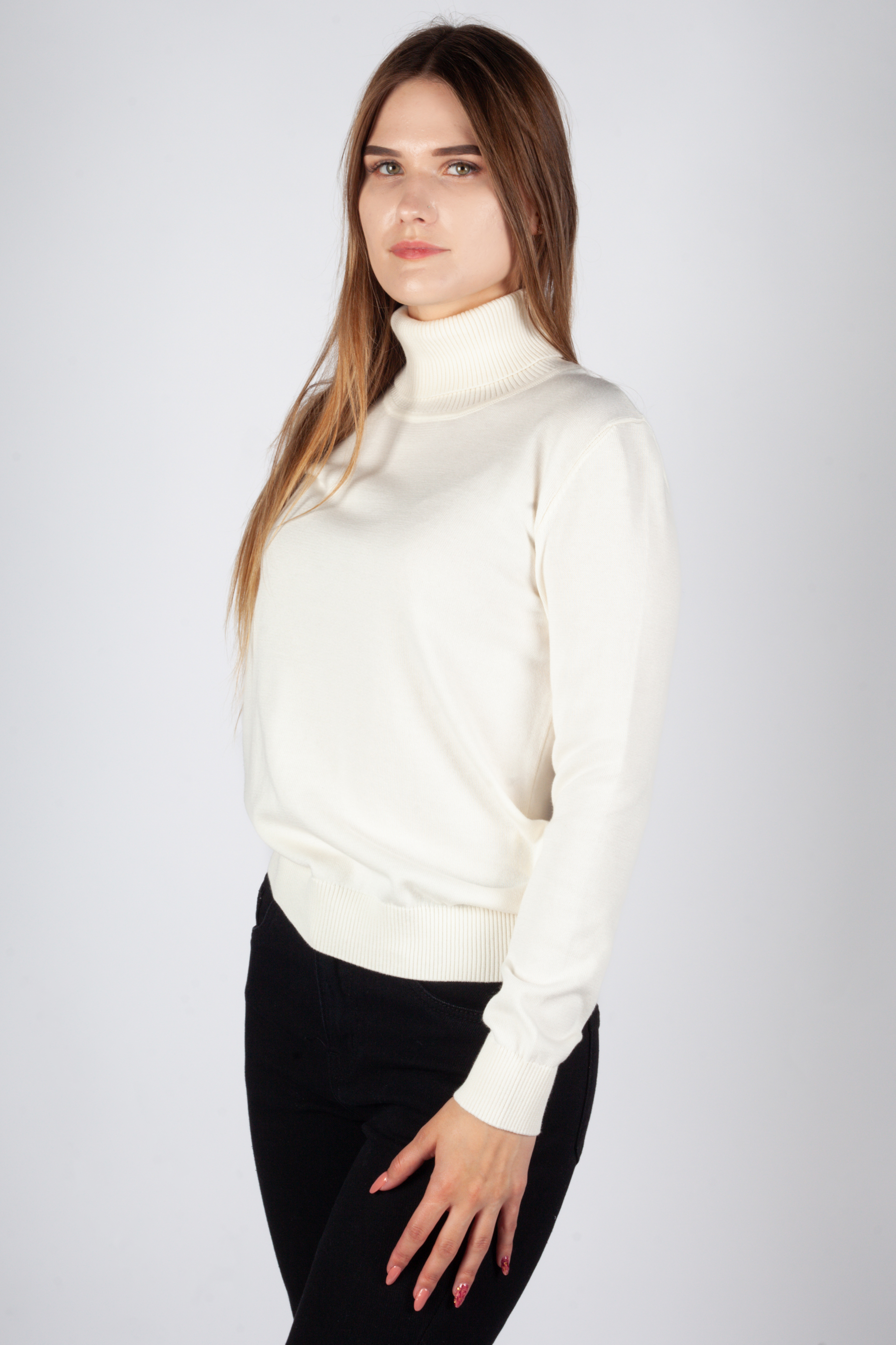 Rollkragenpullover XINT 851119-EKRU
