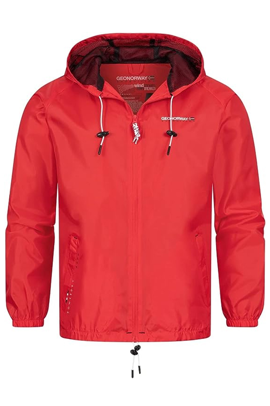 Regenmantel GEOGRAPHICAL NORWAY BOAT-Red