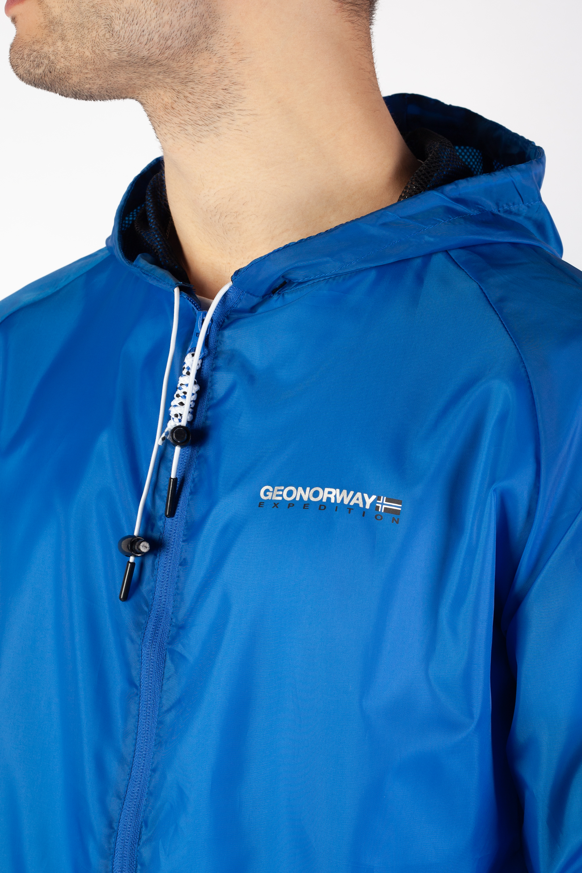 Regenmantel GEOGRAPHICAL NORWAY BOAT-Royal-Blue