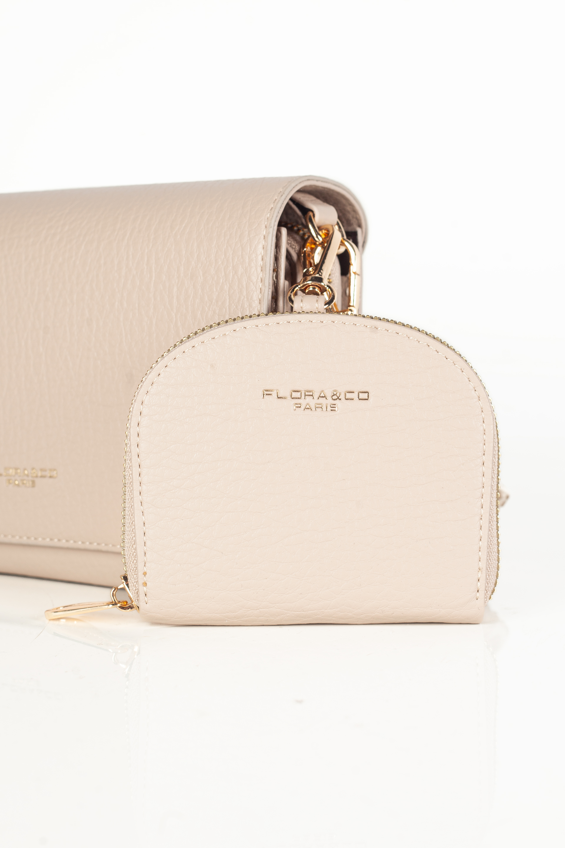 Schultertasche FLORA&CO F5008-BEIGE-TAUPE