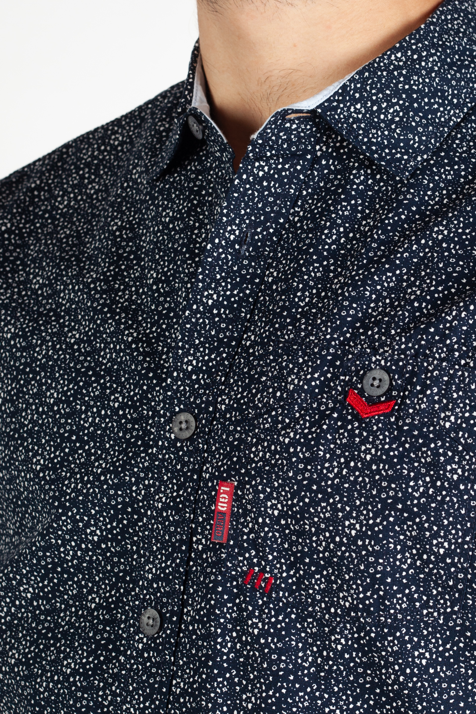 Hemd LEGENDERS FLOWER-NAVY