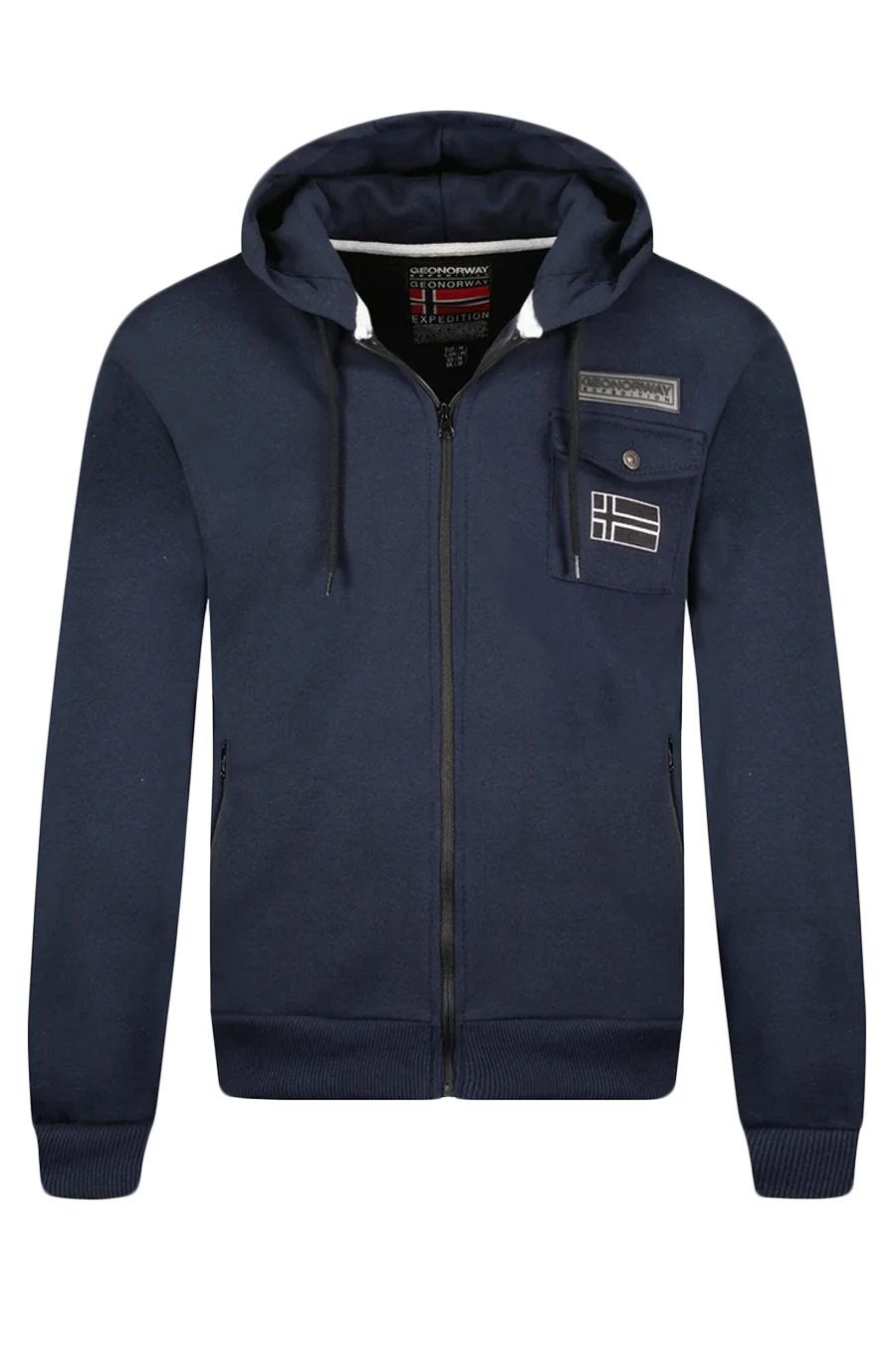 Sweatjacke GEOGRAPHICAL NORWAY GUESSY-Navy